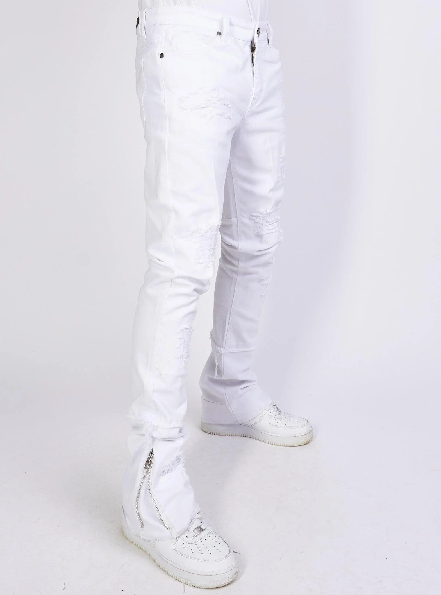 Politics Jeans - Bruce - White - 501 - Image 4