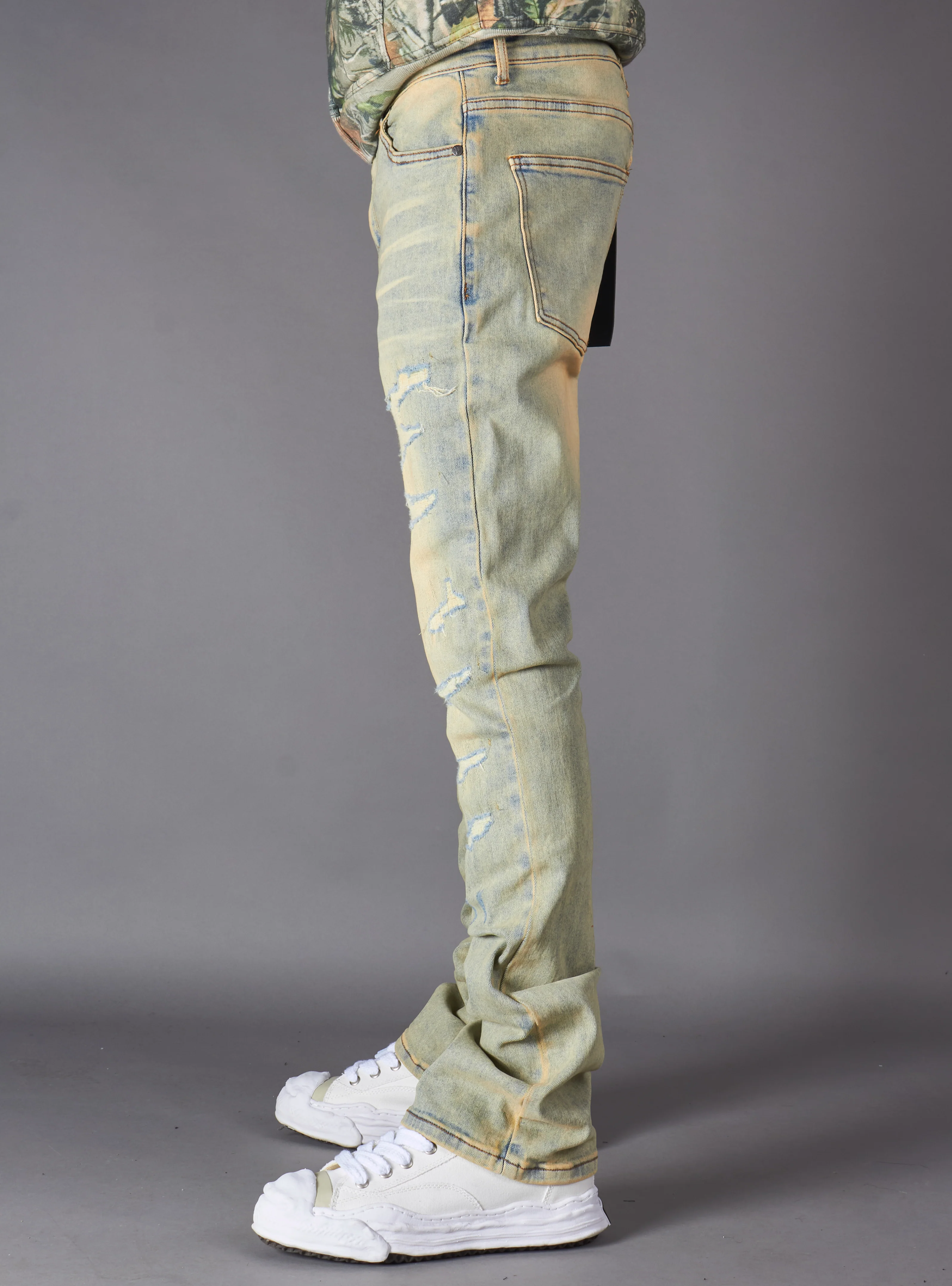 Politics Jeans - Dran Stacked - Vintage Blue - Hol-14 - Image 3
