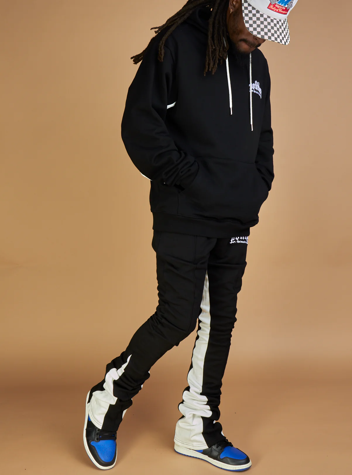 Politics Sweatpants - Frazier - Black and White - 731 - Image 4