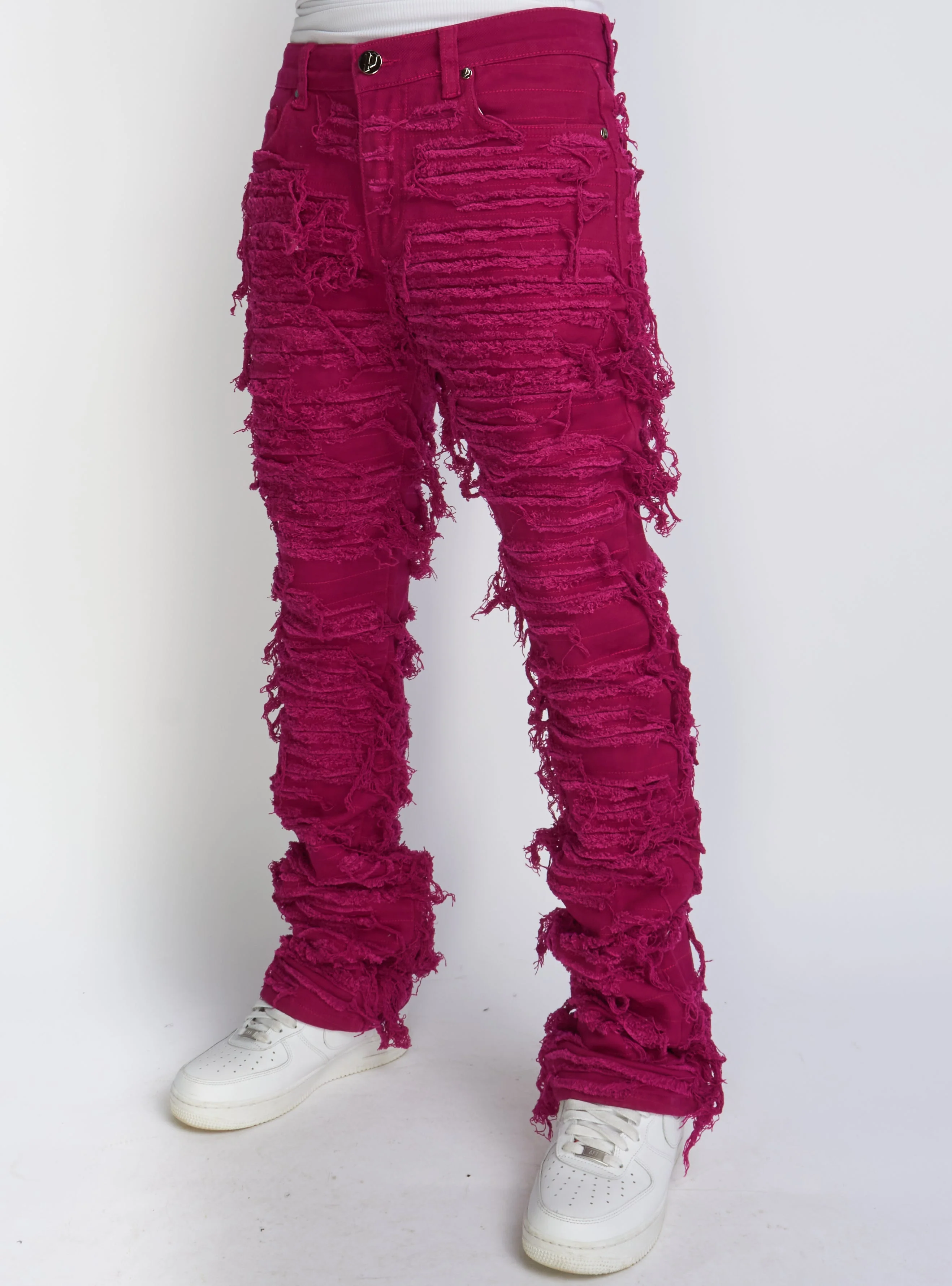 Politics Jeans - Fuschia - Debris507 - Image 3