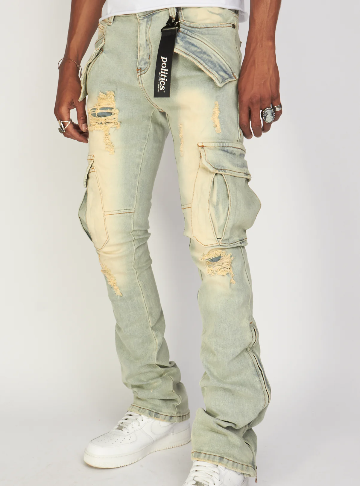 Politics Jeans - Harris - Light Vintage Wash - 502 - Image 2