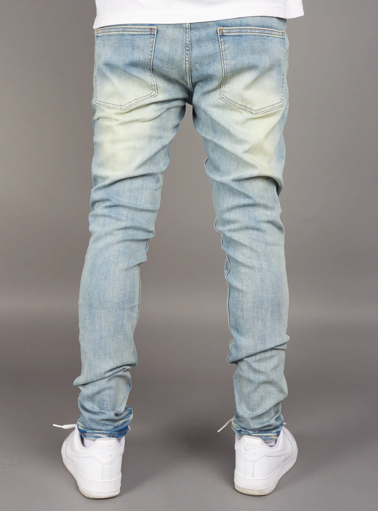 Politics Jeans - Kael Skinny Fit - Blue Wash - 312 - Image 4