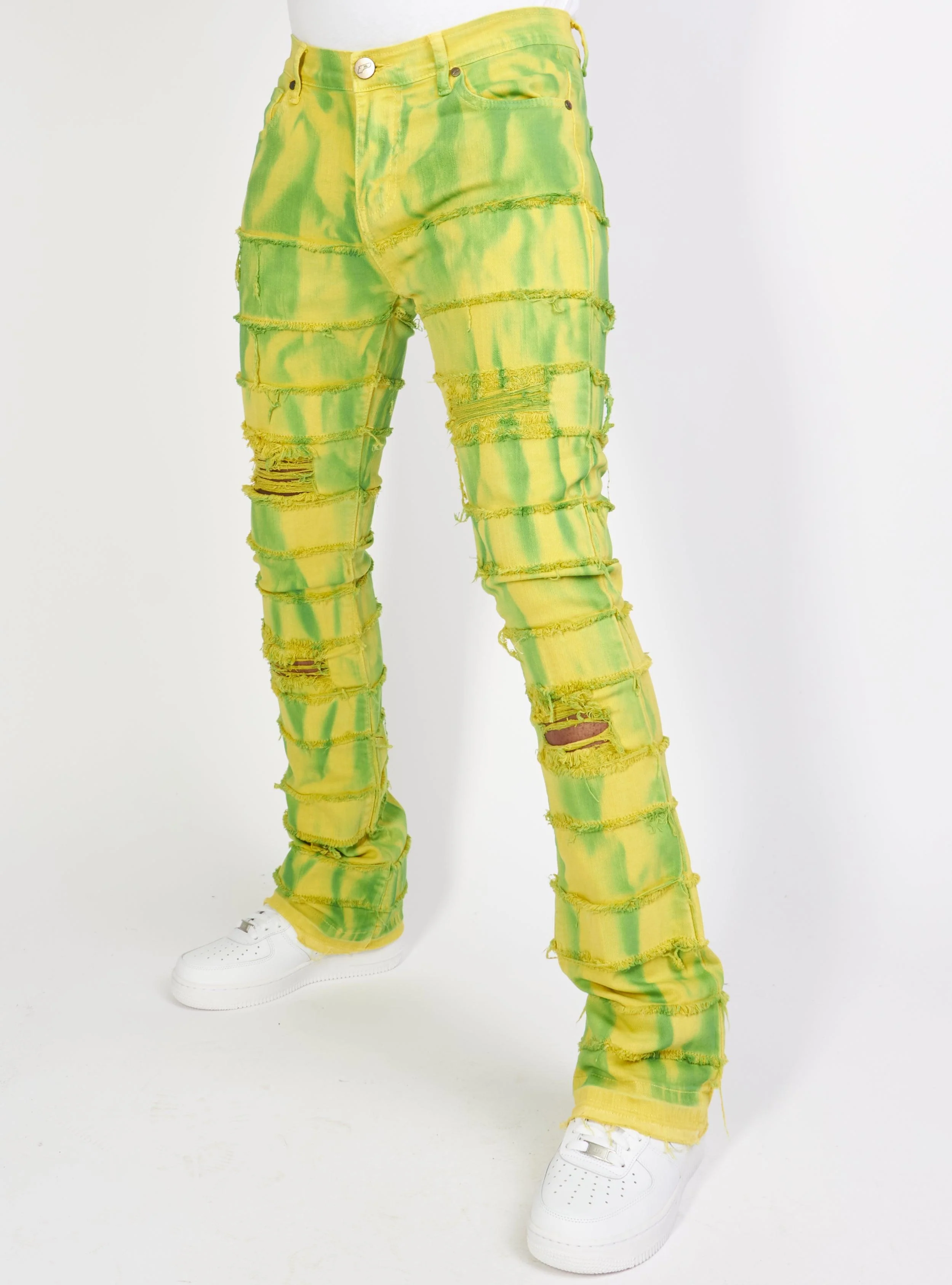 Politics Jeans - Kurland Denim - Lemon Lime - POLD124 - Image 3