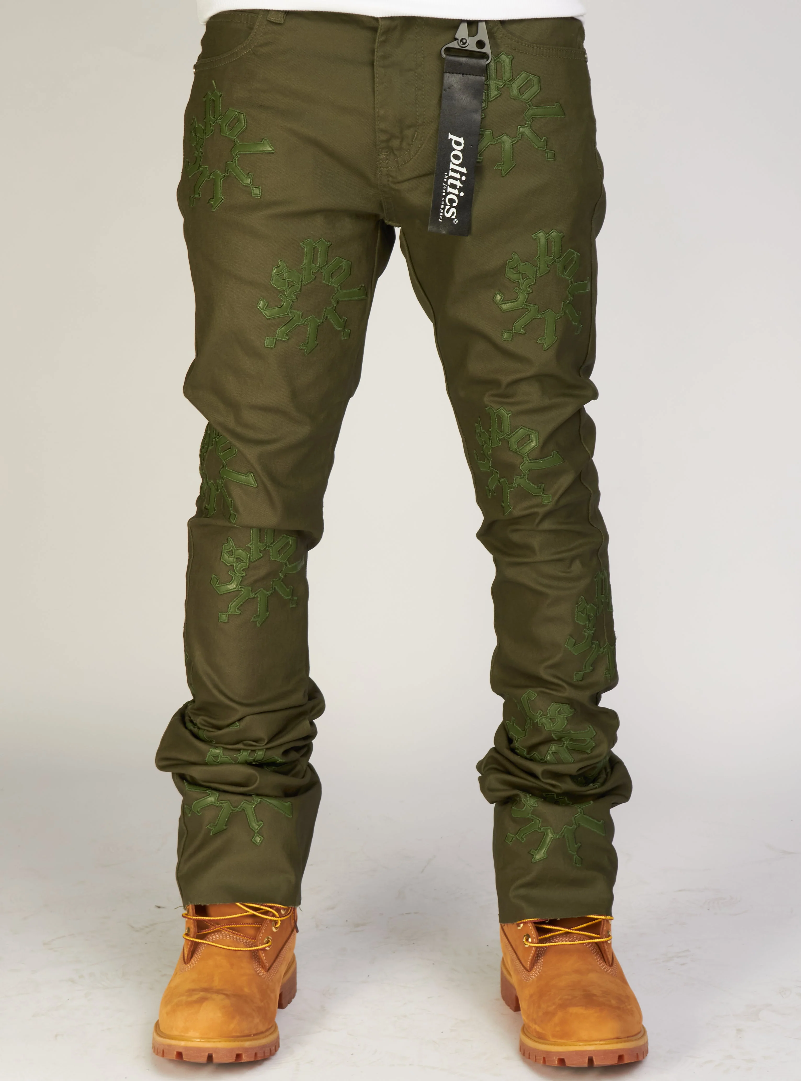 Politics Jeans - Malone - Olive - 505
