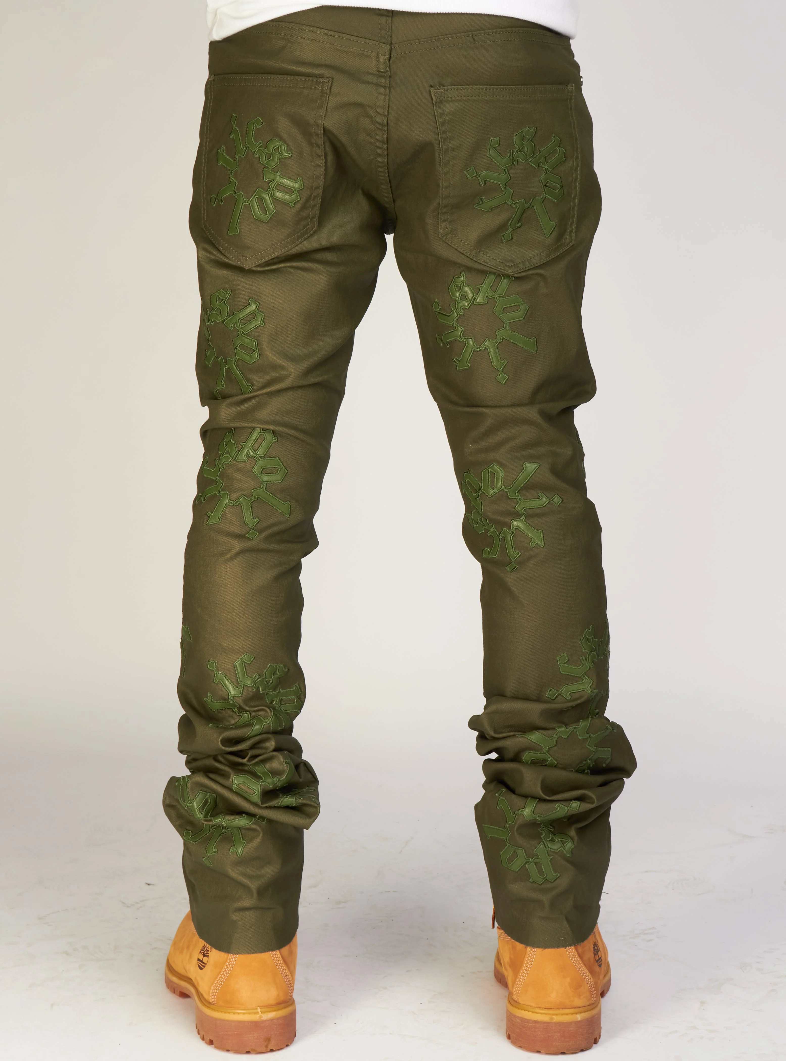 Politics Jeans - Malone - Olive - 505 - Image 3