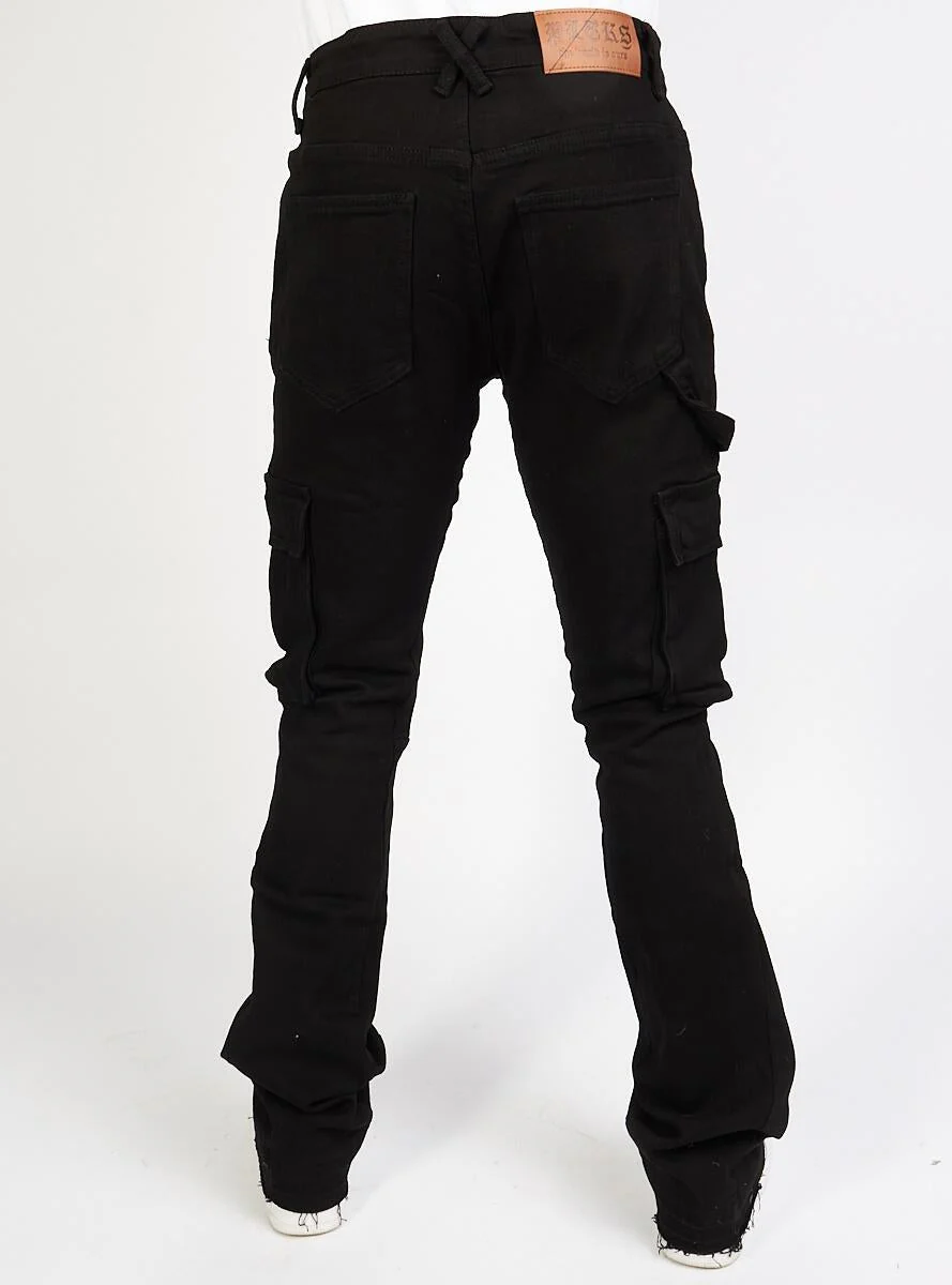 Politics Jeans - Mott - Stacked - Black - 505 - Image 3