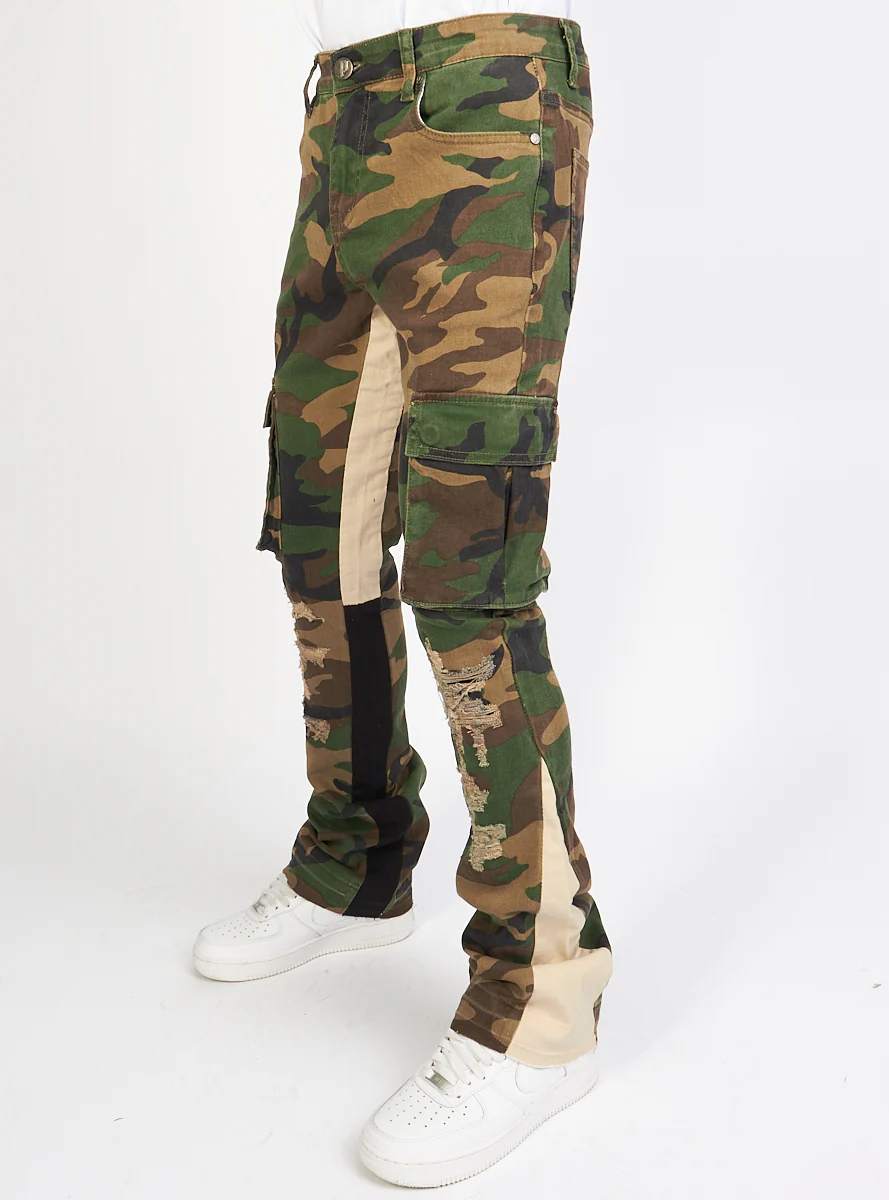 Politics Jeans - Mott - Stacked - Camo - 502 - Image 3