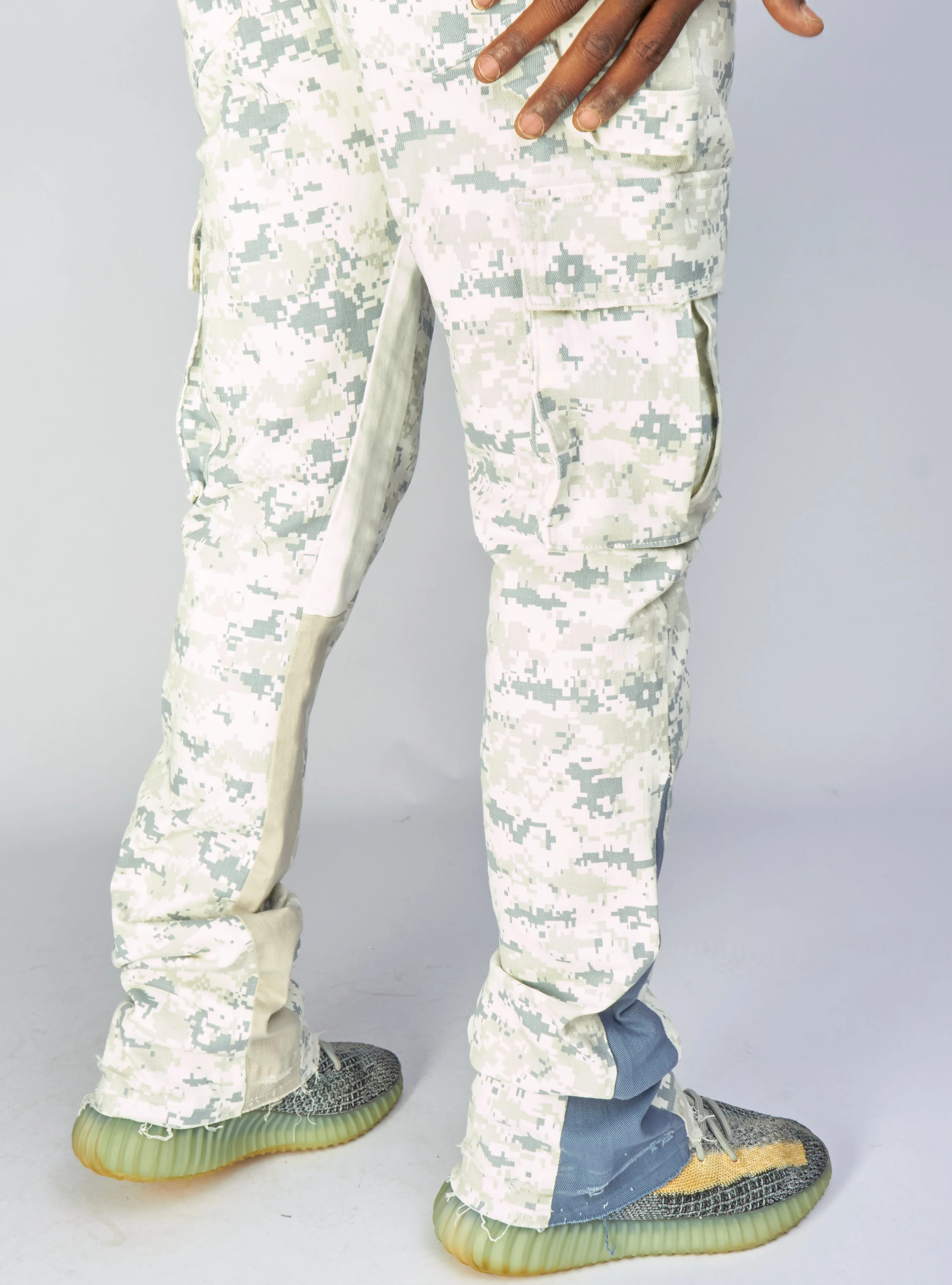 Politics Jeans - Mott - Winter Digital Camo - Cargo Stacked Denim  - 515 - Image 3