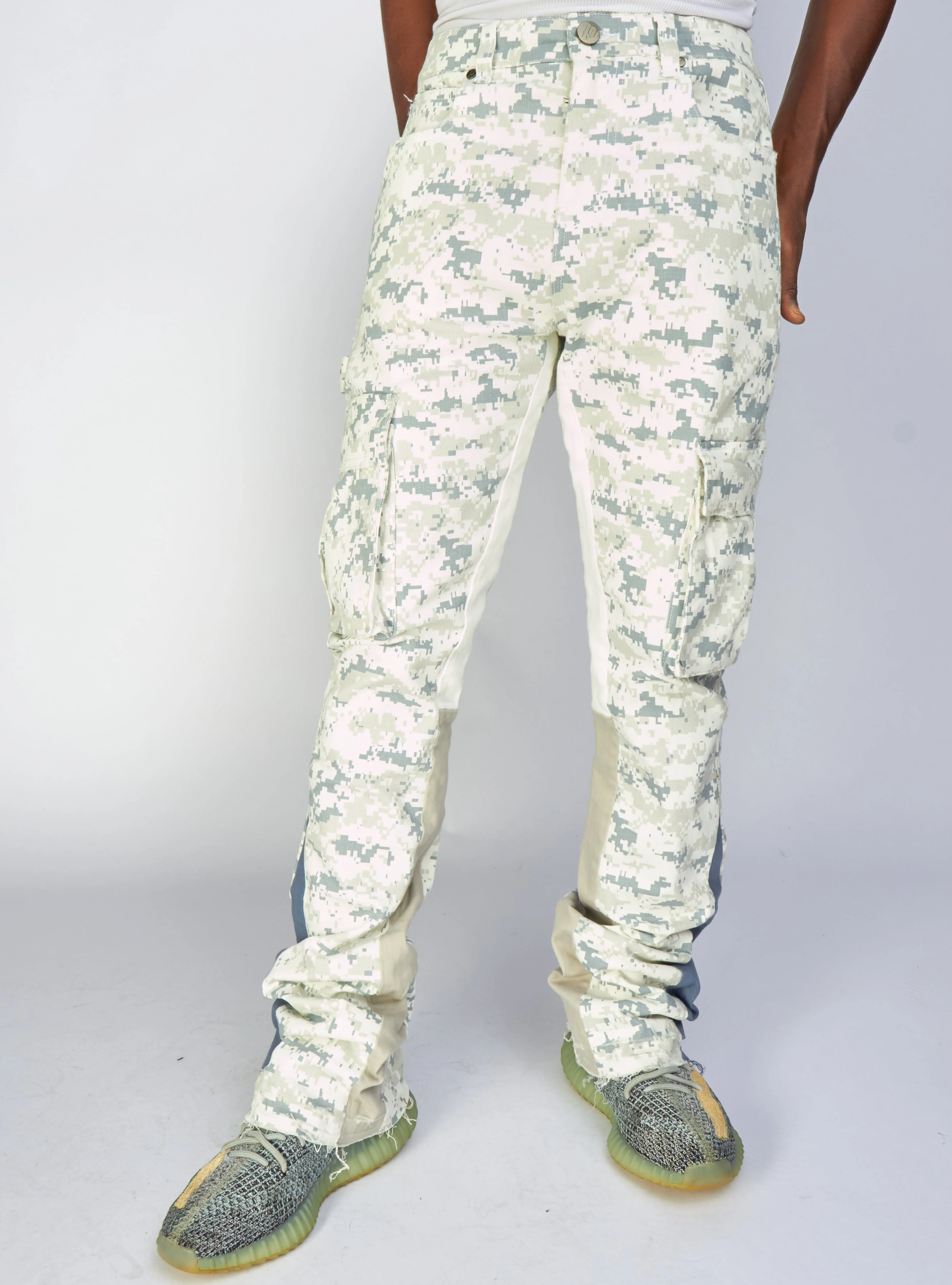 Politics Jeans - Mott - Winter Digital Camo - Cargo Stacked Denim  - 515 - Image 5