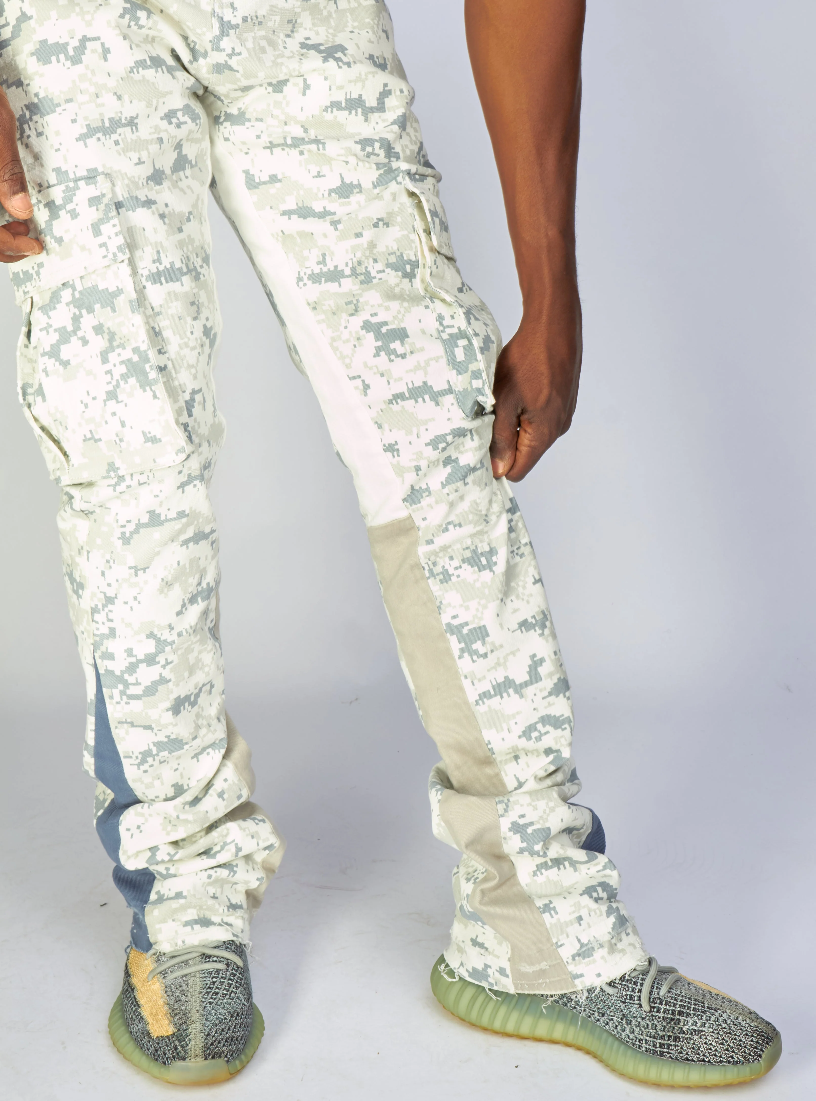 Politics Jeans - Mott - Winter Digital Camo - Cargo Stacked Denim  - 515 - Image 6