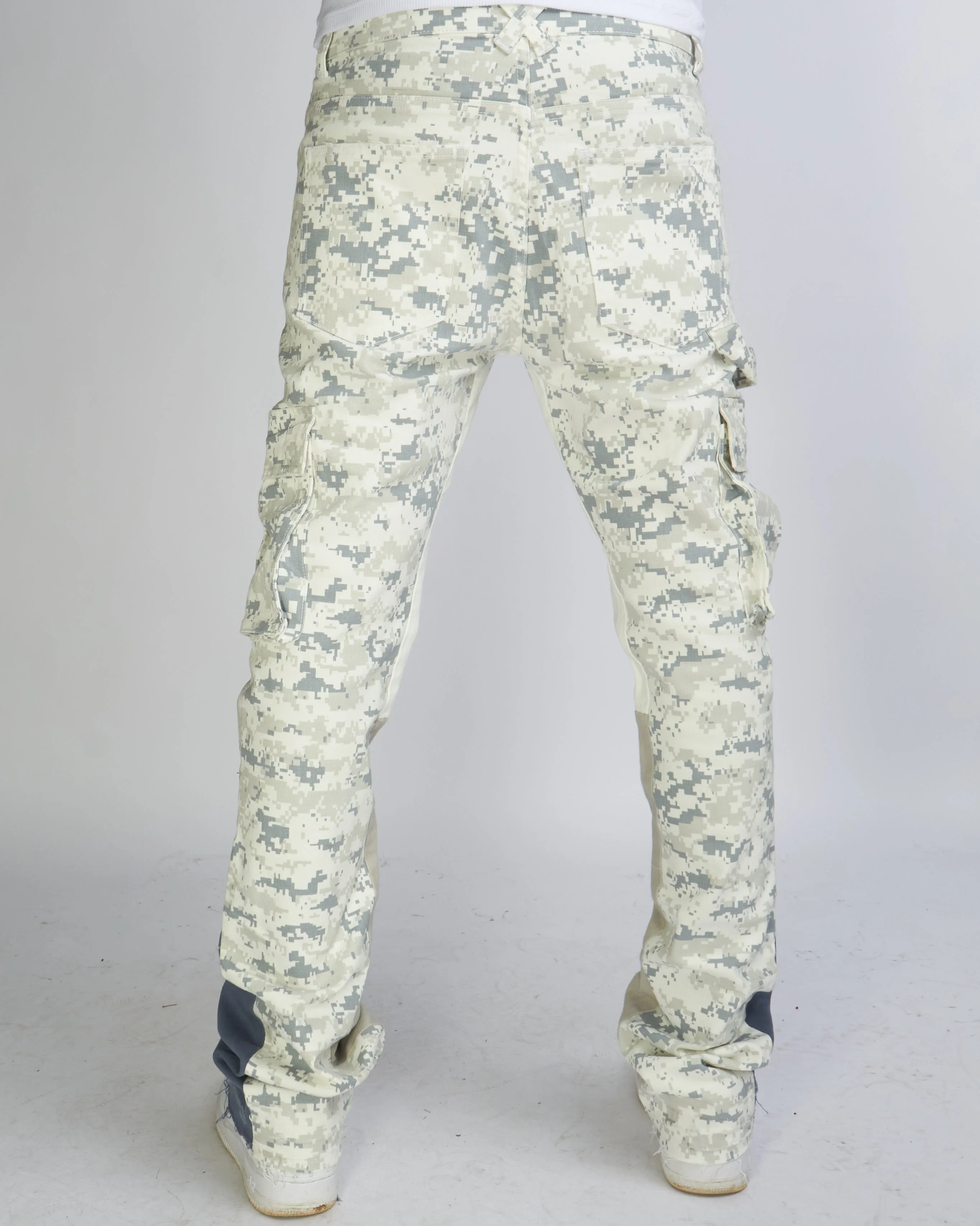 Politics Jeans - Mott - Winter Digital Camo - Cargo Stacked Denim  - 515 - Image 7