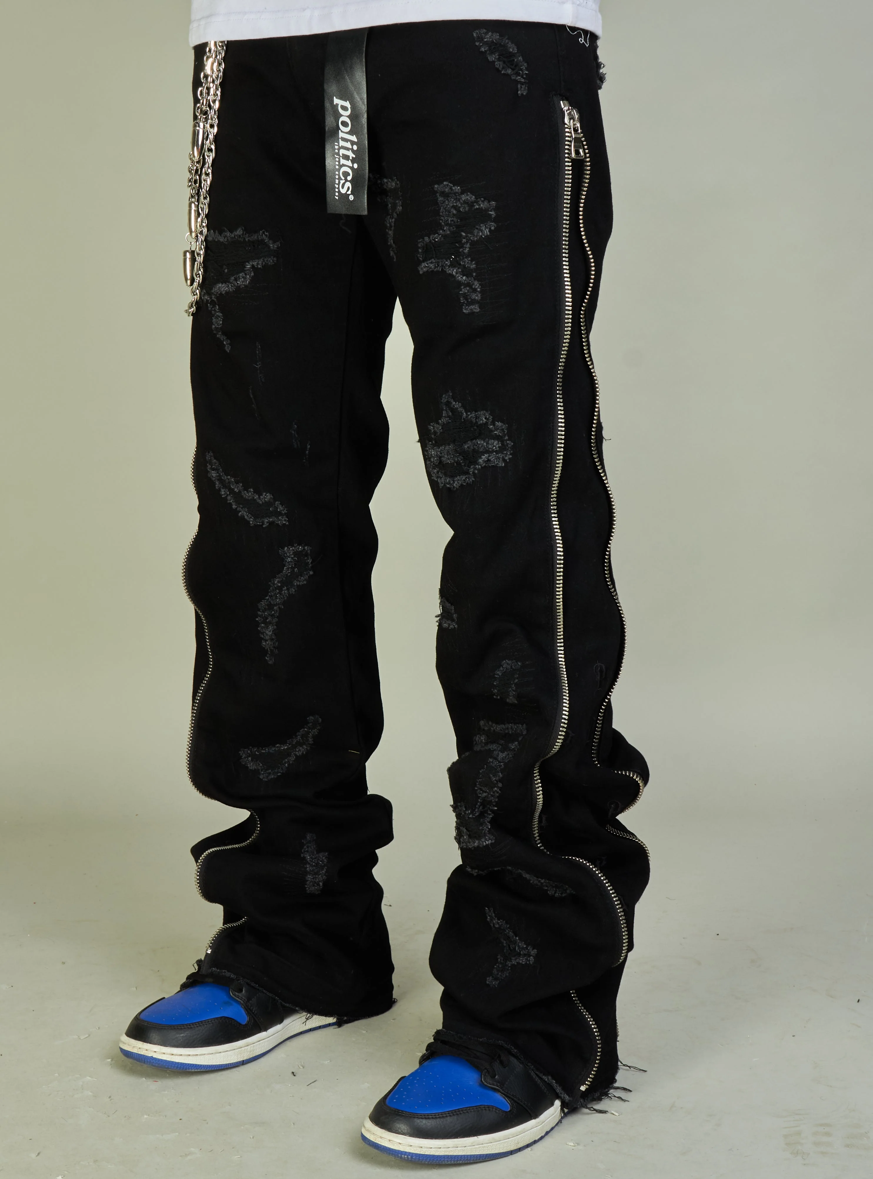 Politics Jeans - Mullin - Jet Black - 502 - Image 2