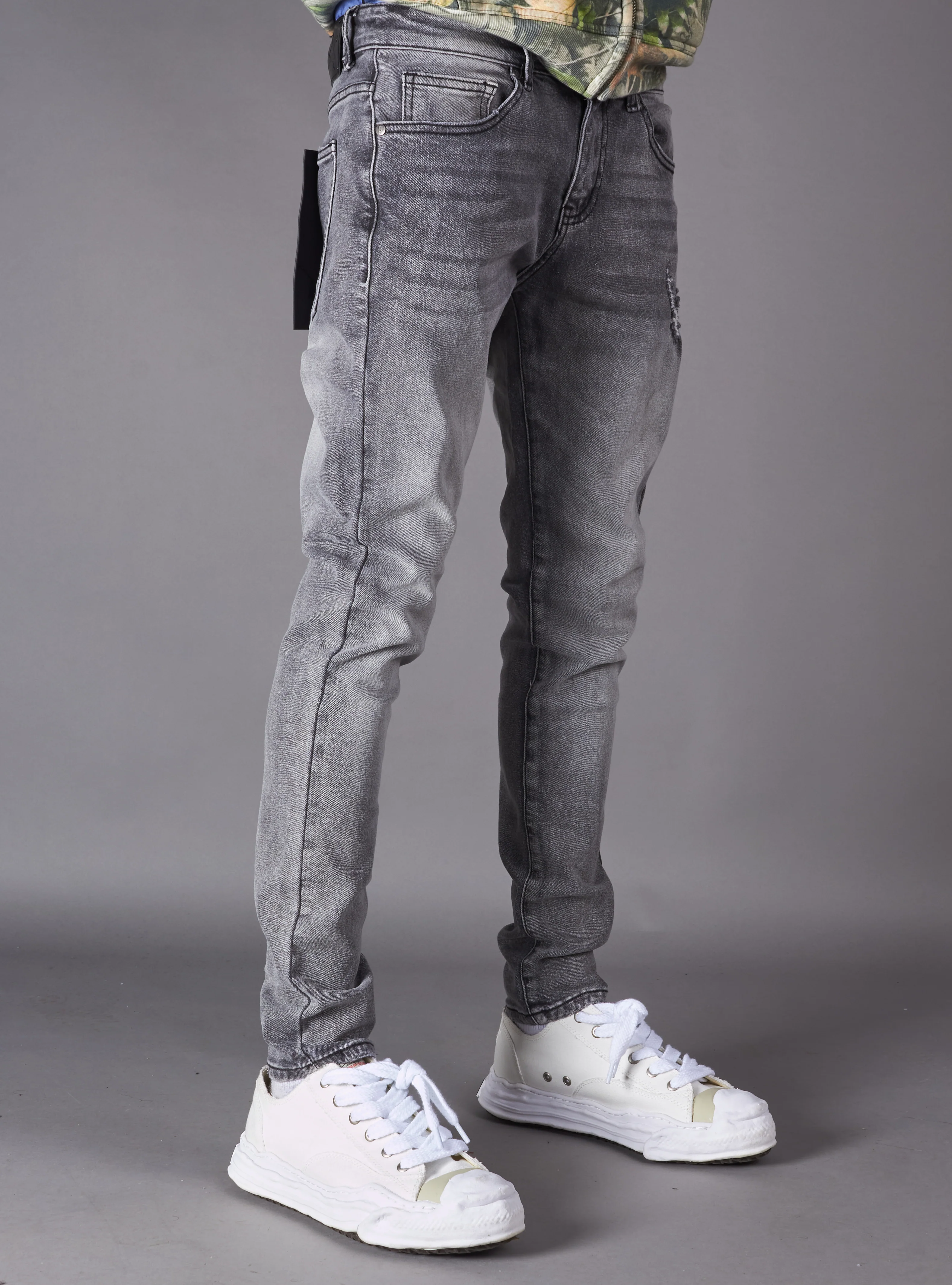 Politics Jeans - Niko Skinny - Grey Wash - Hol-19 - Image 2
