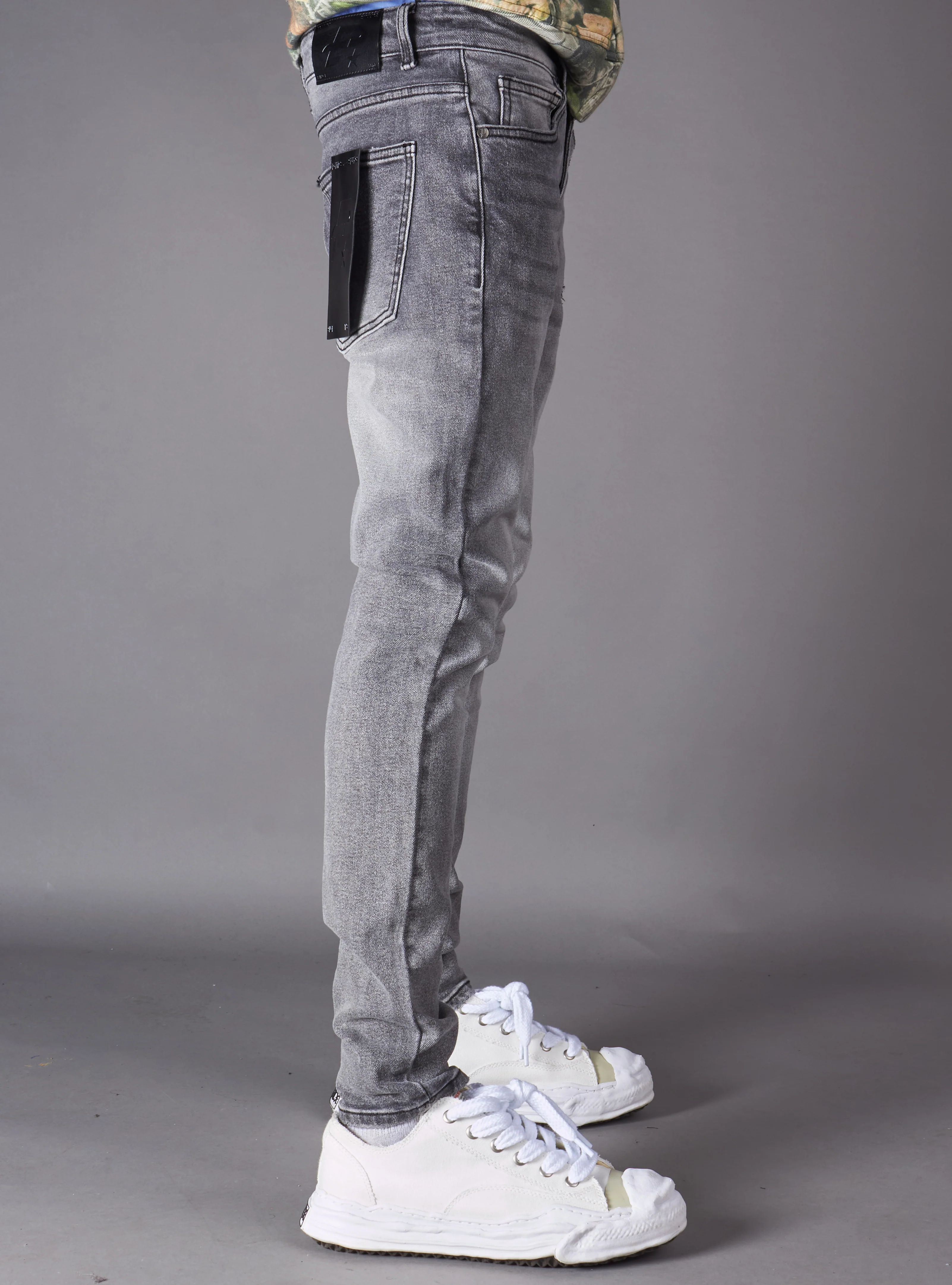 Politics Jeans - Niko Skinny - Grey Wash - Hol-19 - Image 3