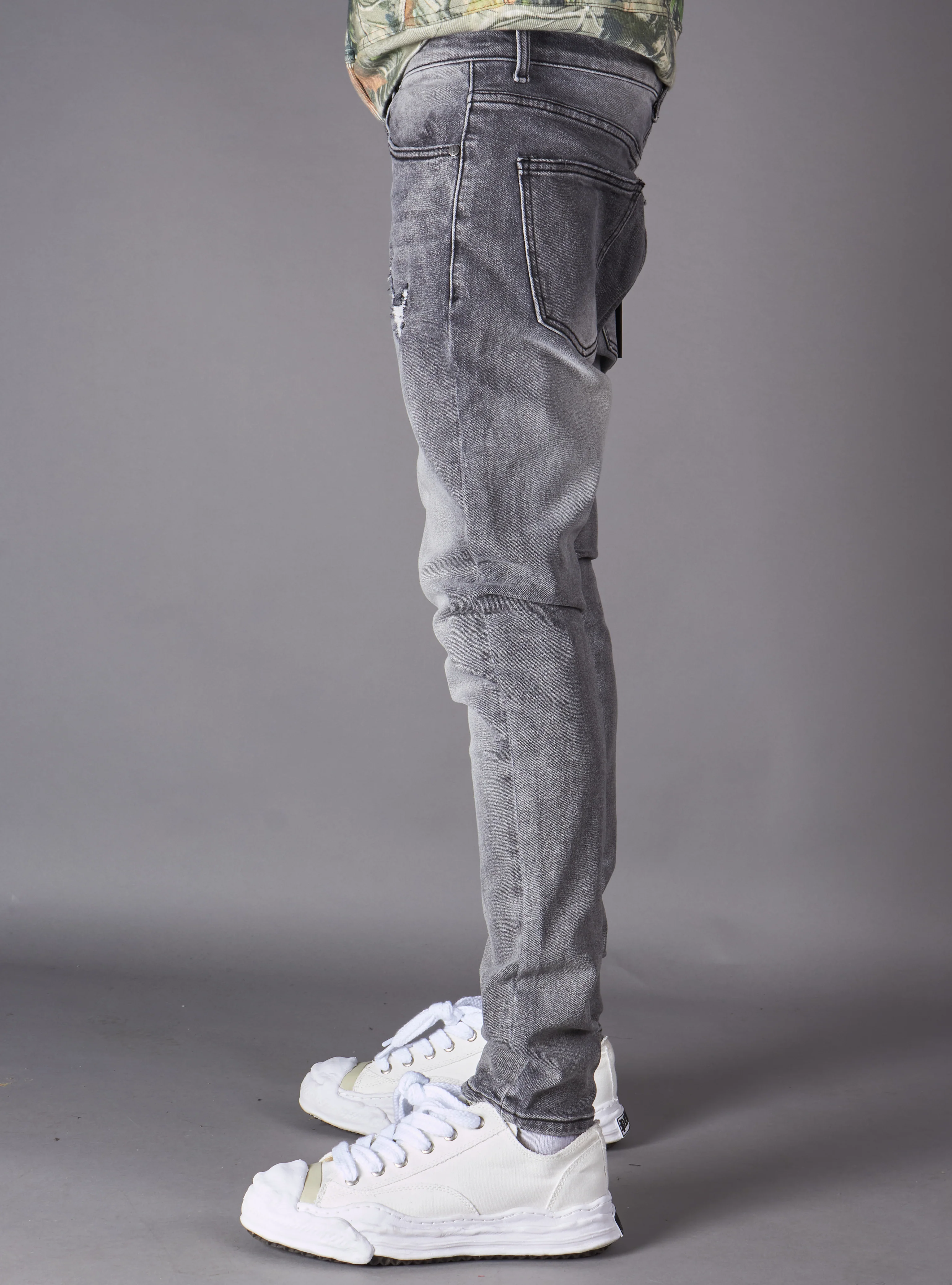 Politics Jeans - Niko Skinny - Grey Wash - Hol-19 - Image 5