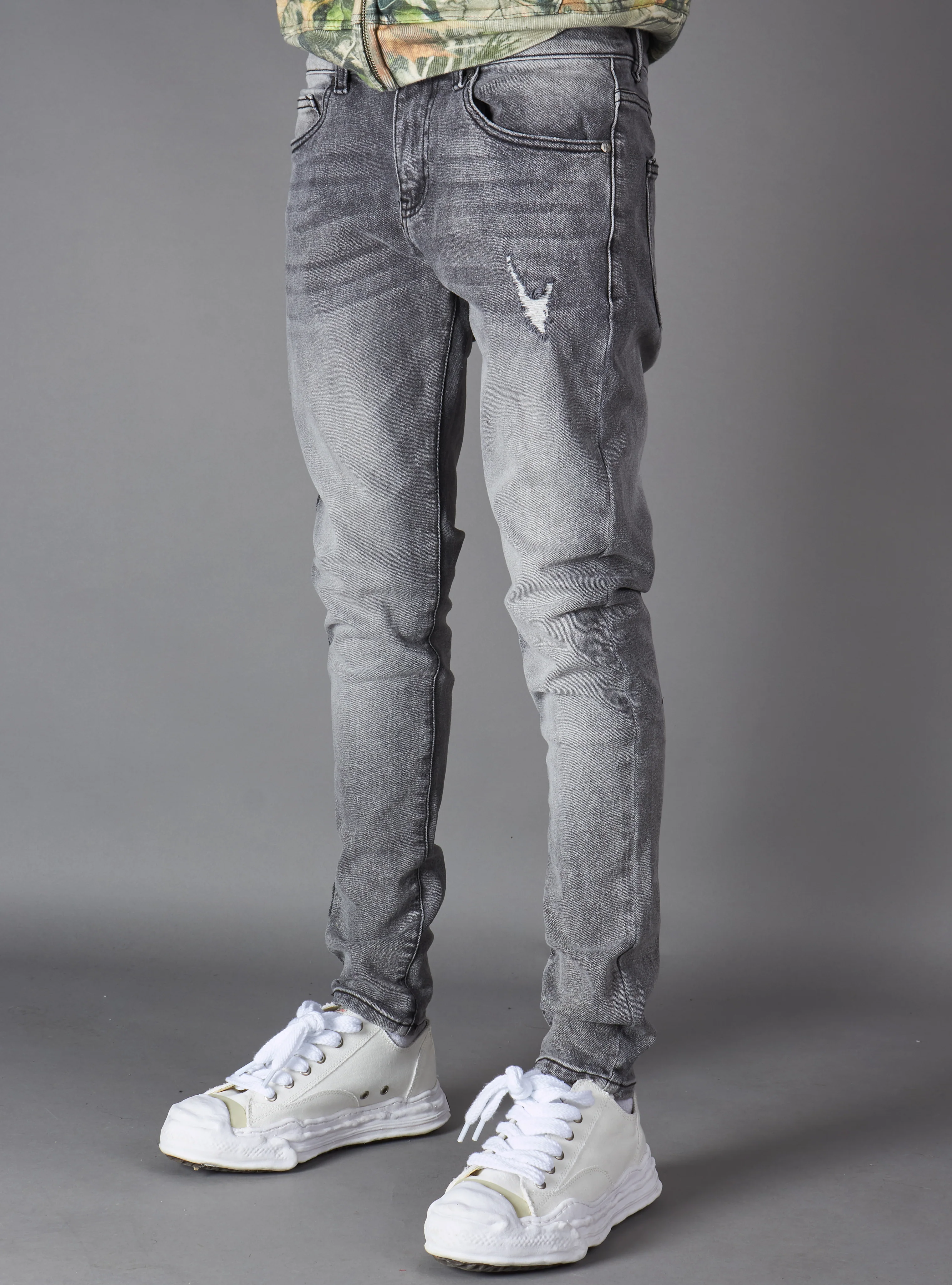 Politics Jeans - Niko Skinny - Grey Wash - Hol-19 - Image 6