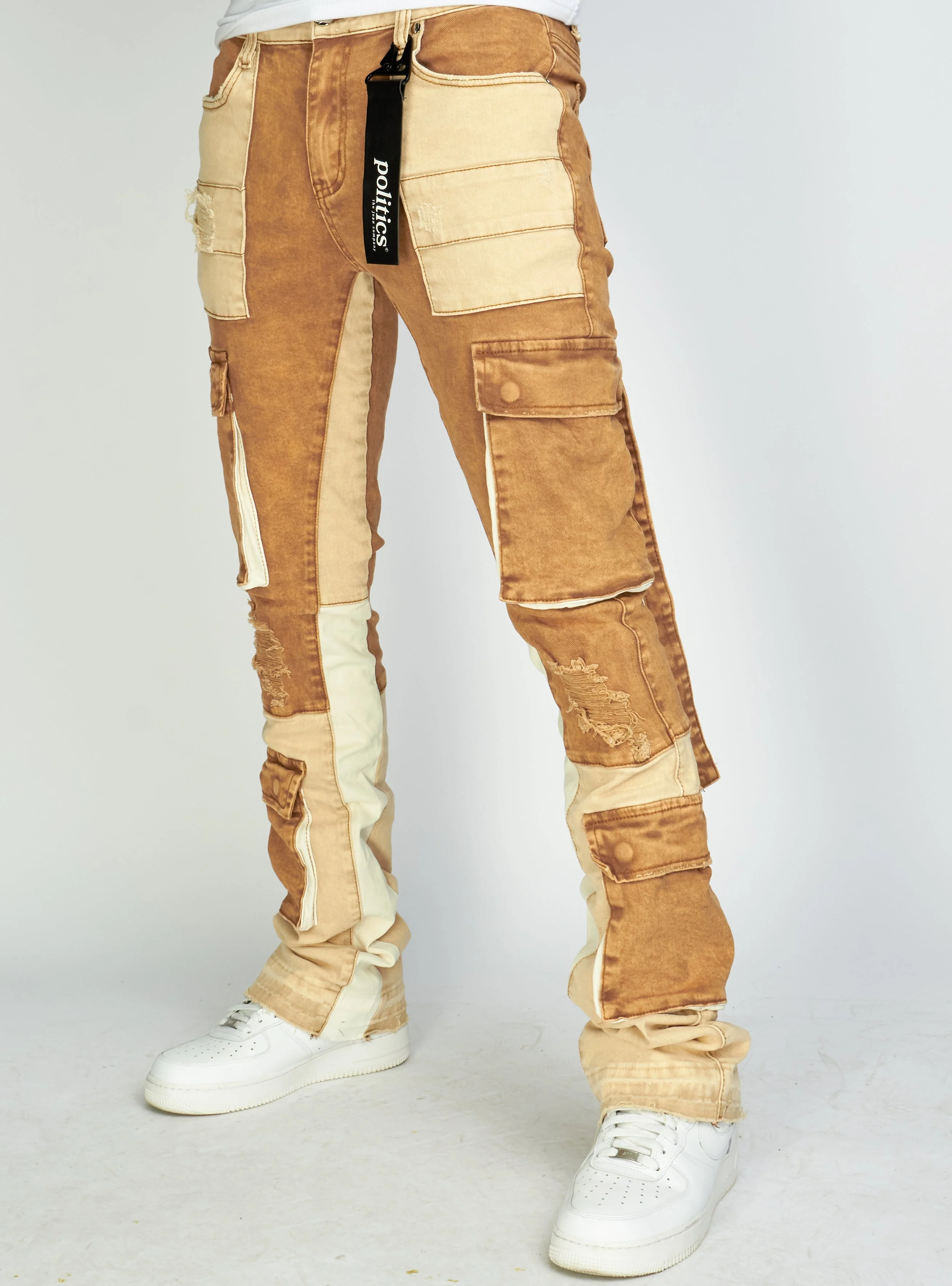 Politics Jeans - Otto - Multi Khaki - 501 - Image 3