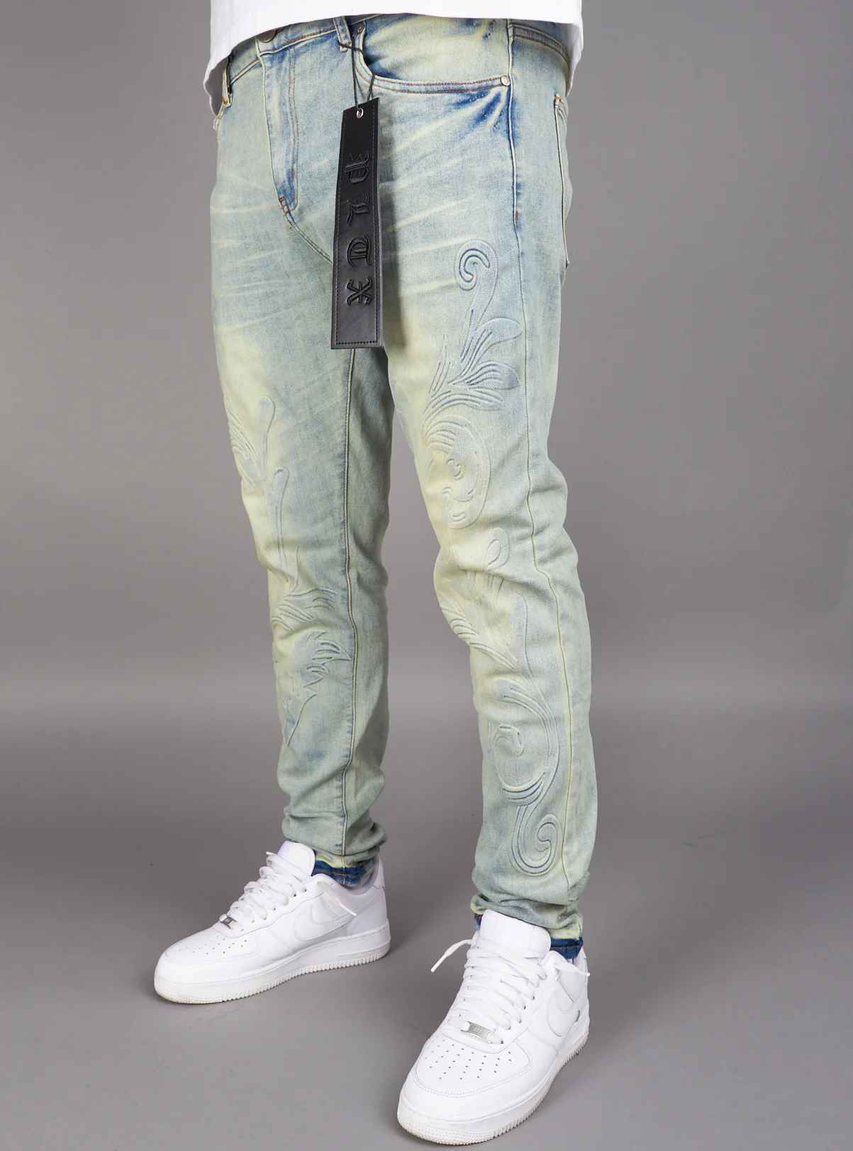 Politics Jeans - Phoenix Skinny Fit - Blue Wash - 320 - Image 3