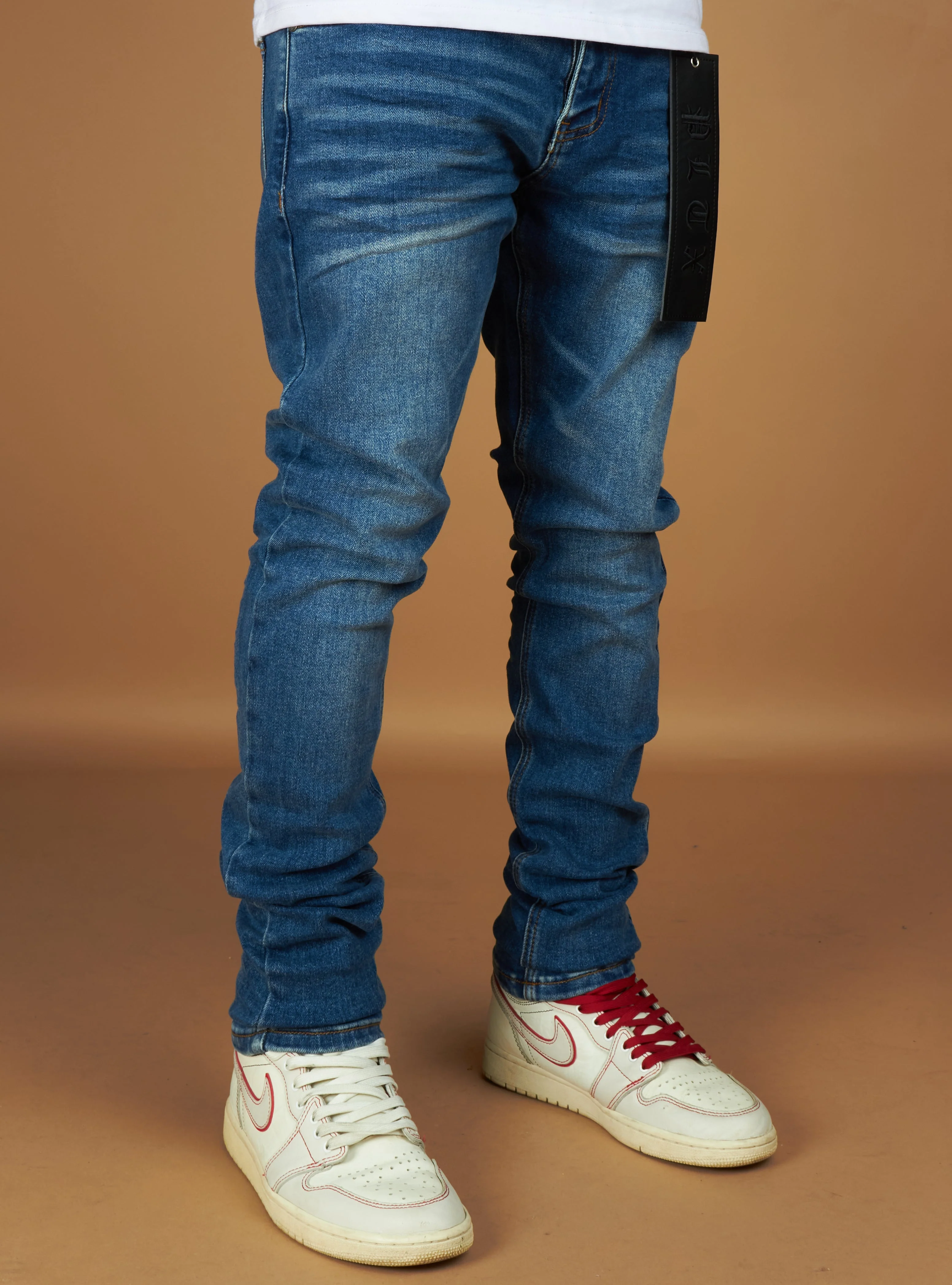 Politics Pit Jeans — Blue Wash - Image 3