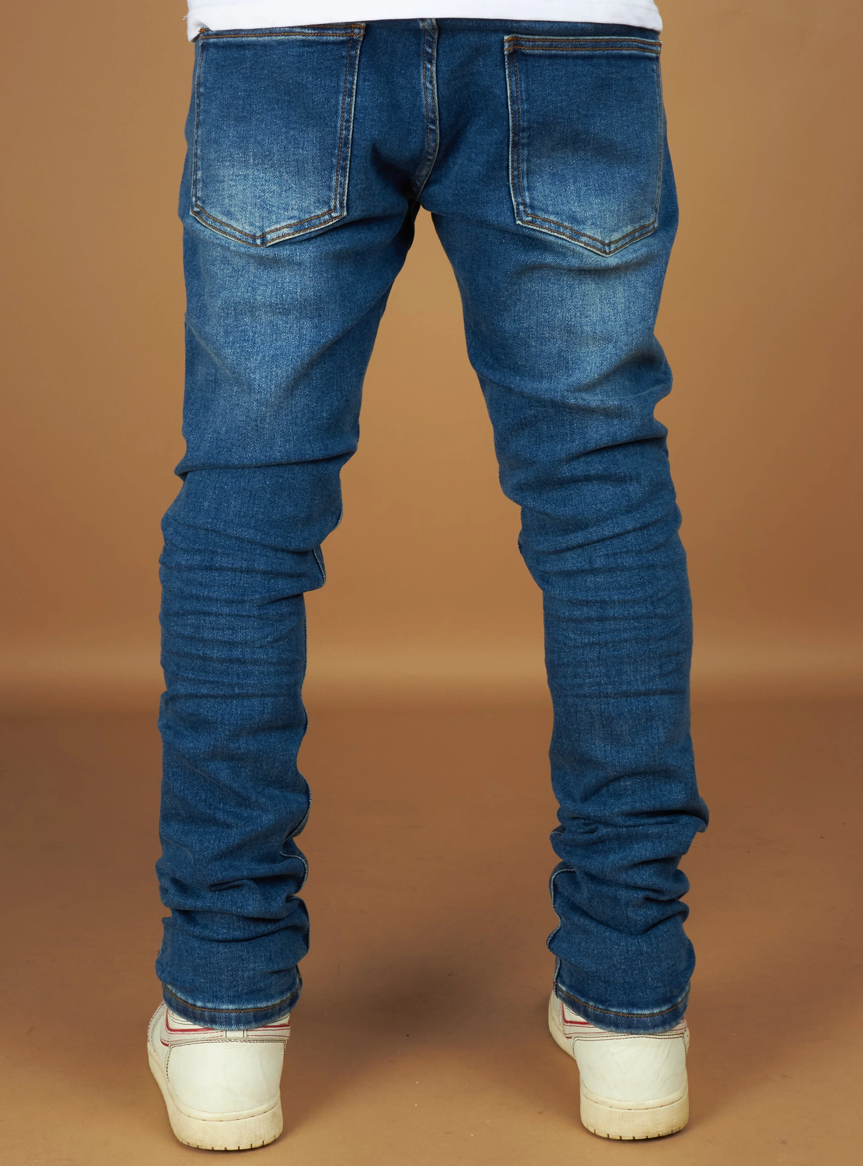 Politics Pit Jeans — Blue Wash - Image 4