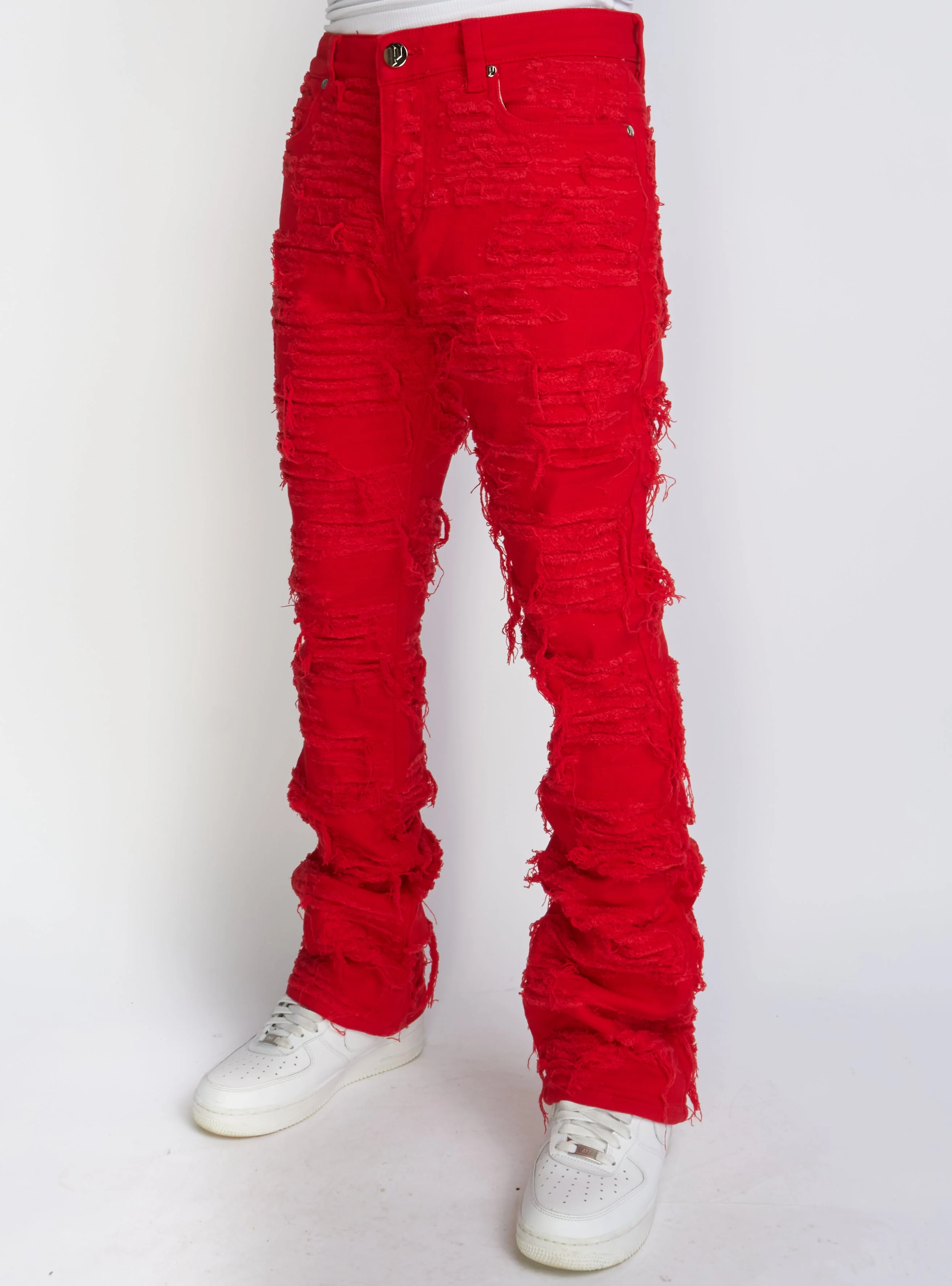 Politics Jeans - Red - Debris502 - Image 3