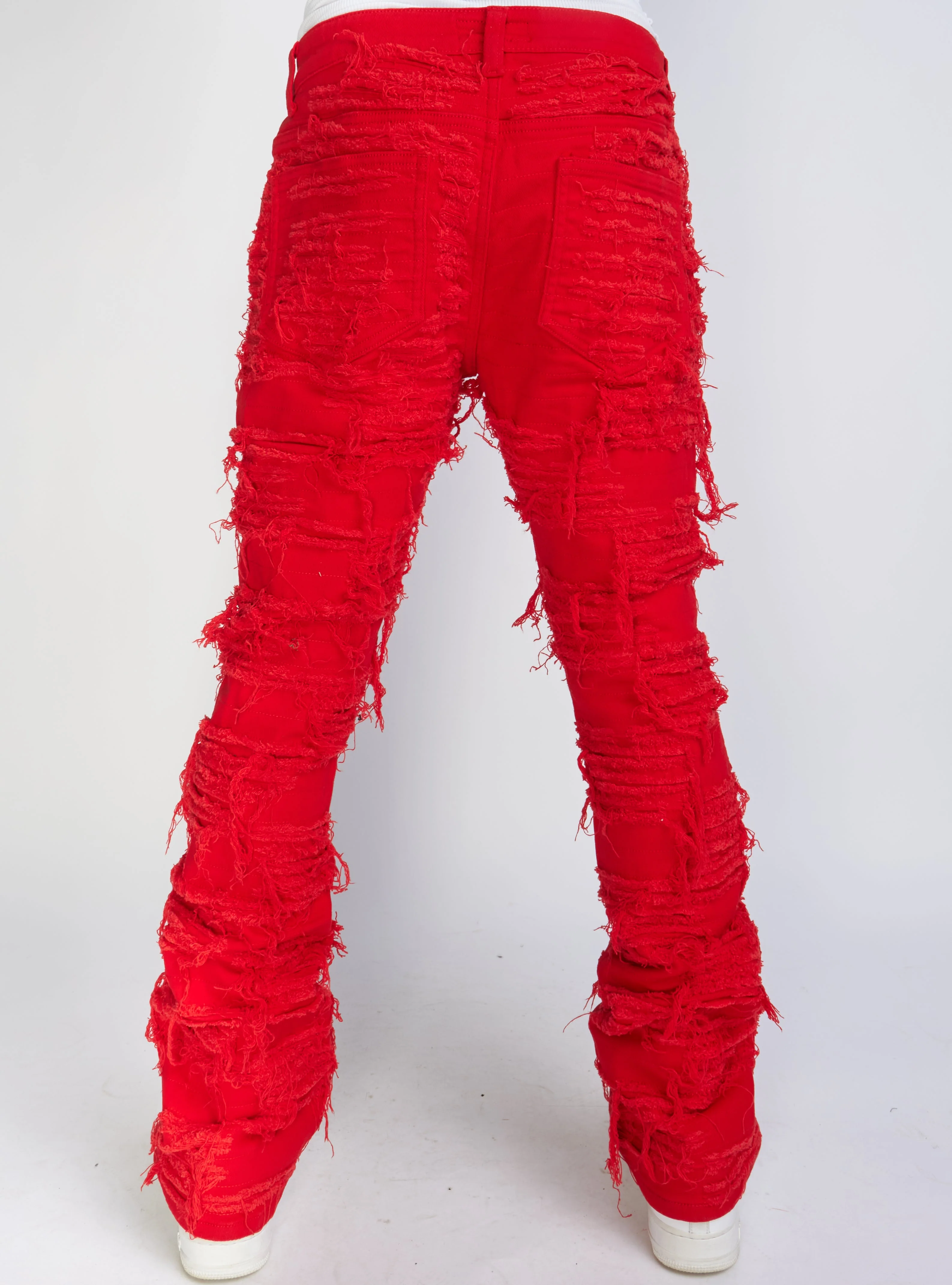 Politics Jeans - Red - Debris502 - Image 4