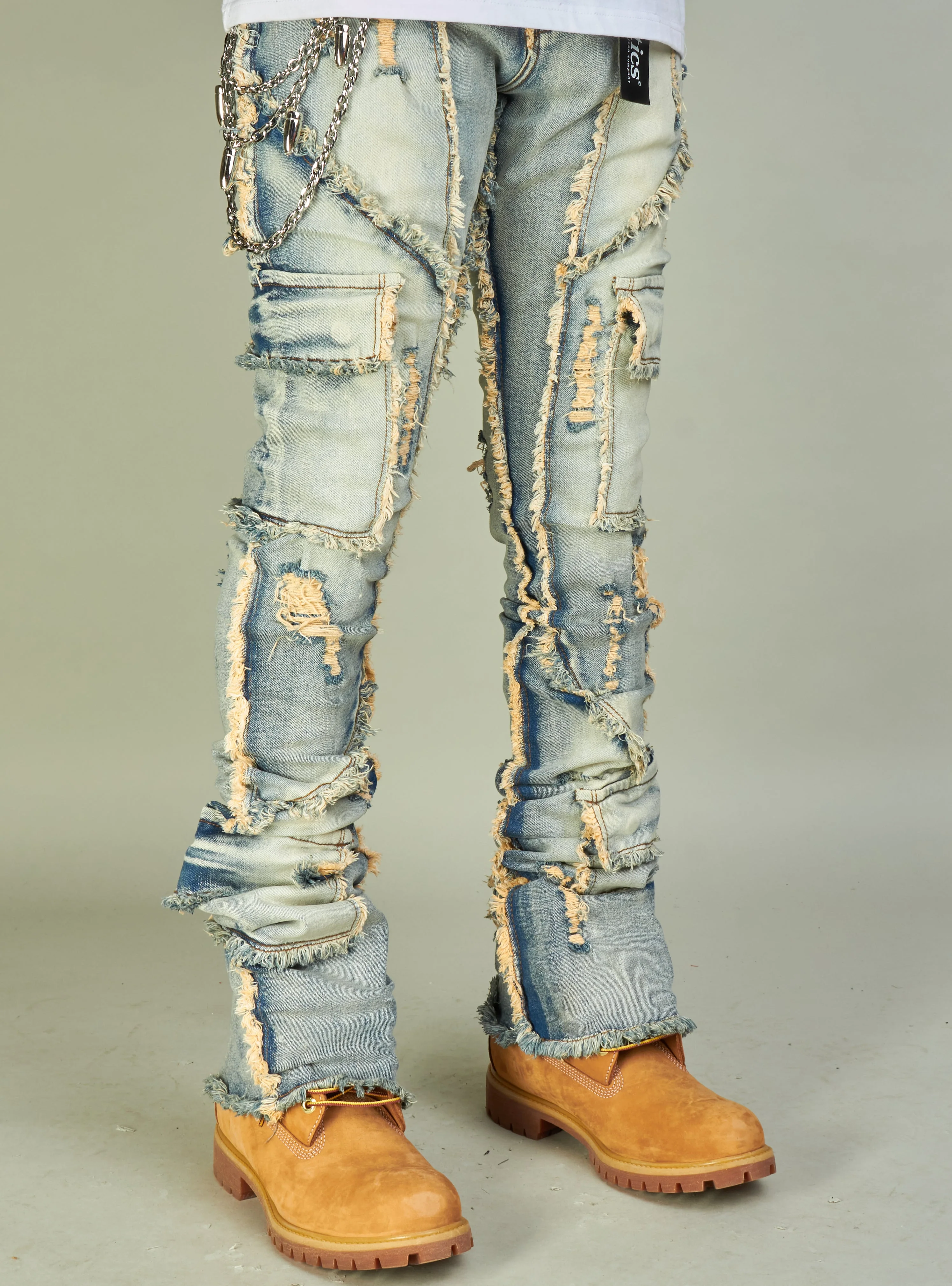 Politics Jeans - Scott - Light Blue - 502 - Image 3
