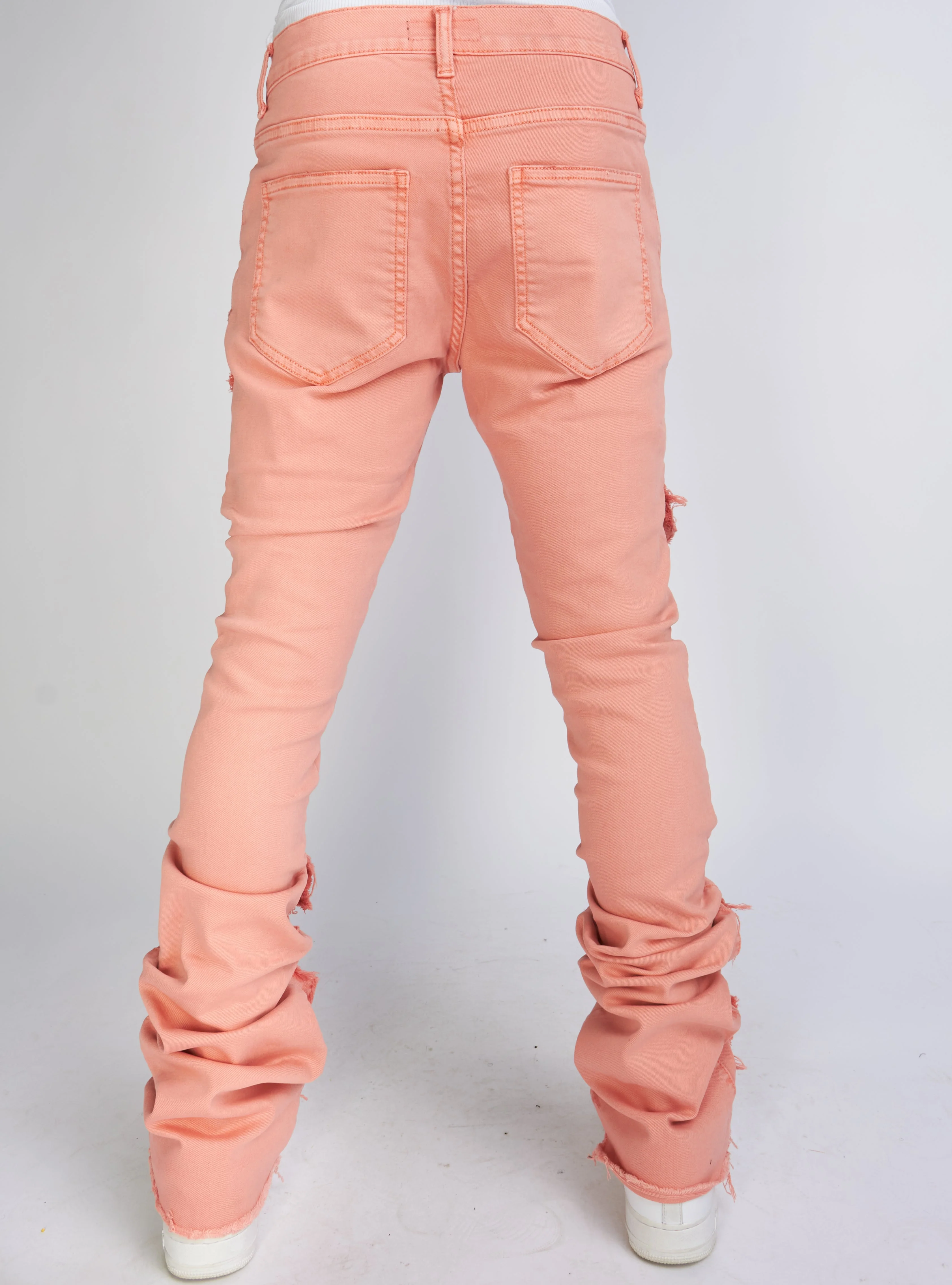 Politics Jeans - Super Stacked Cargo - Coral - Marcel503 - Image 4