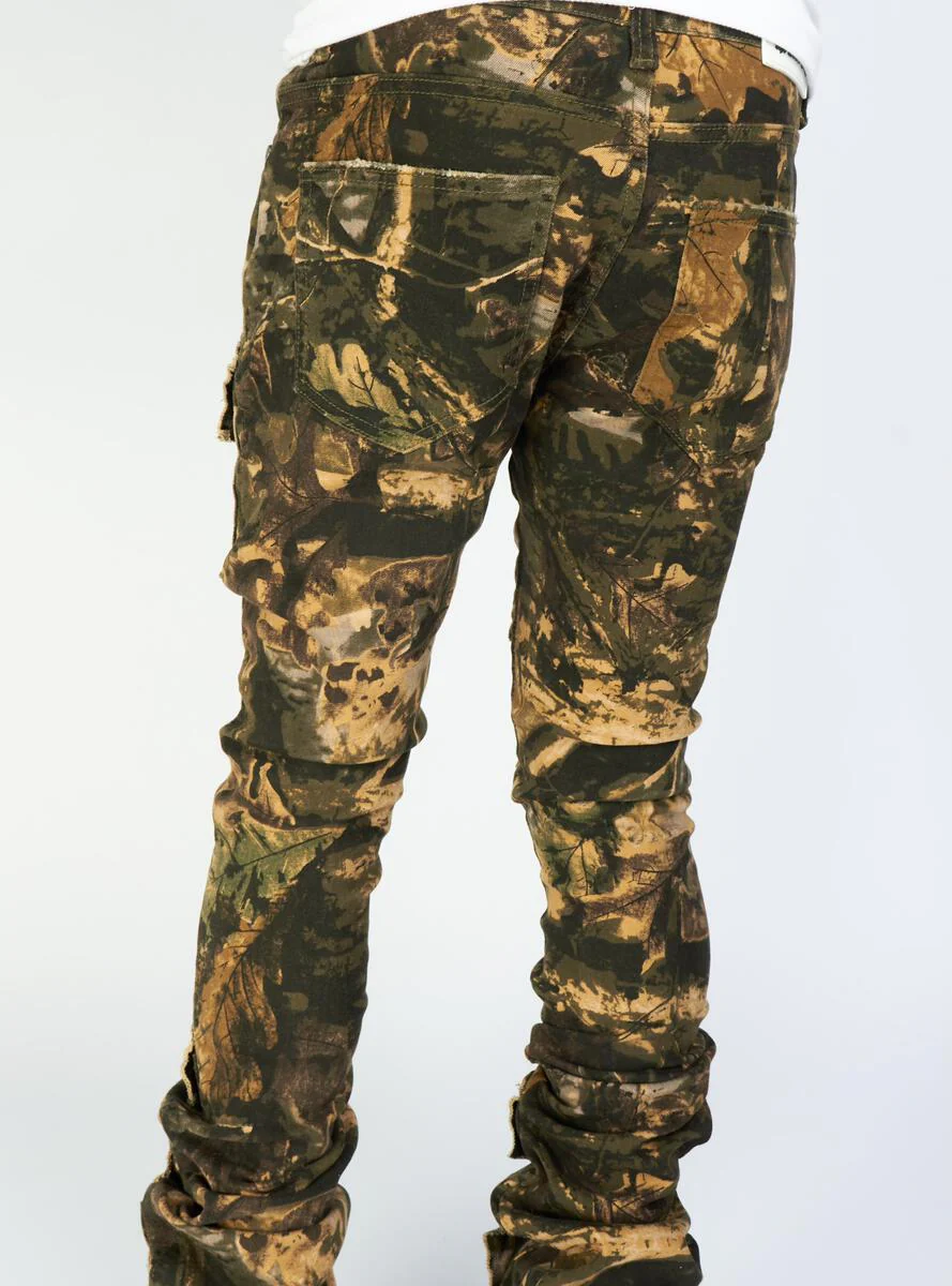 Politics Jeans - Super Stacked Cargo - Dark Hunter Camo - Marcel519 - Image 6