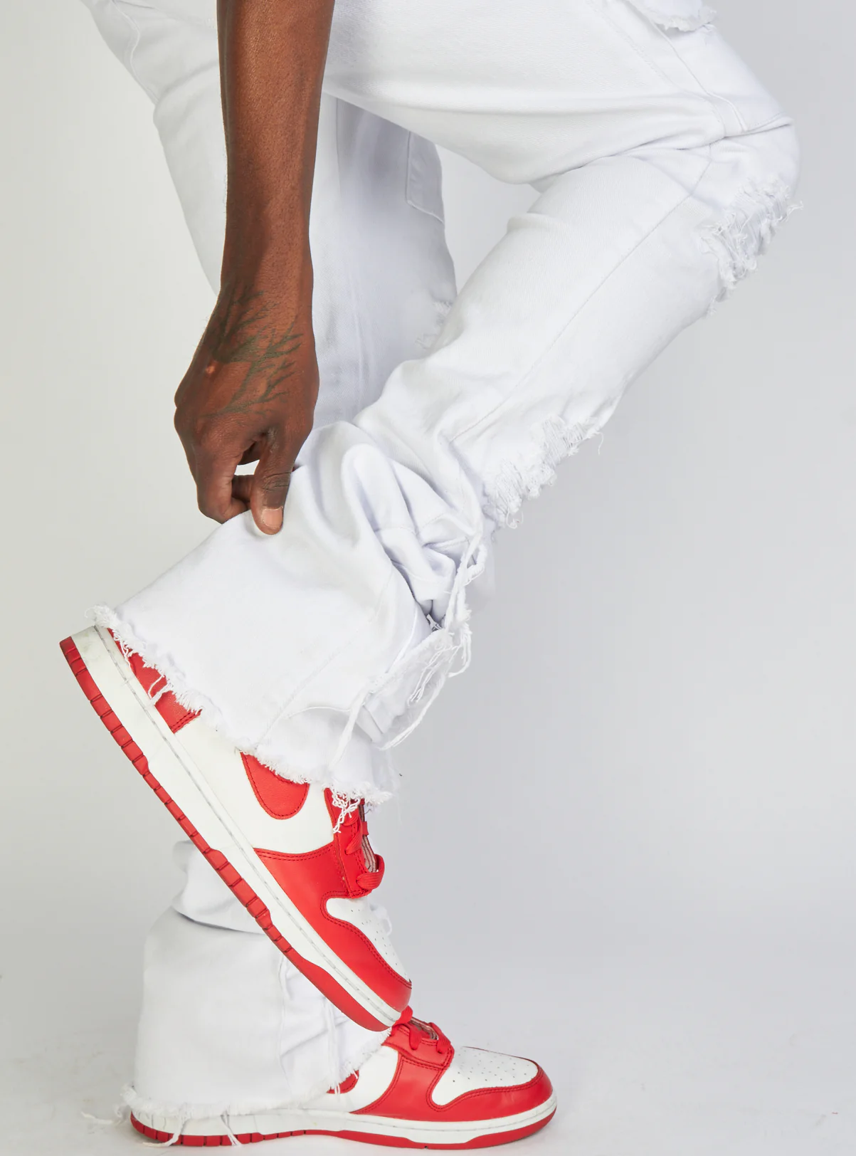 Politics Jeans - Super Stacked Cargo - White - Marcel505 - Image 3
