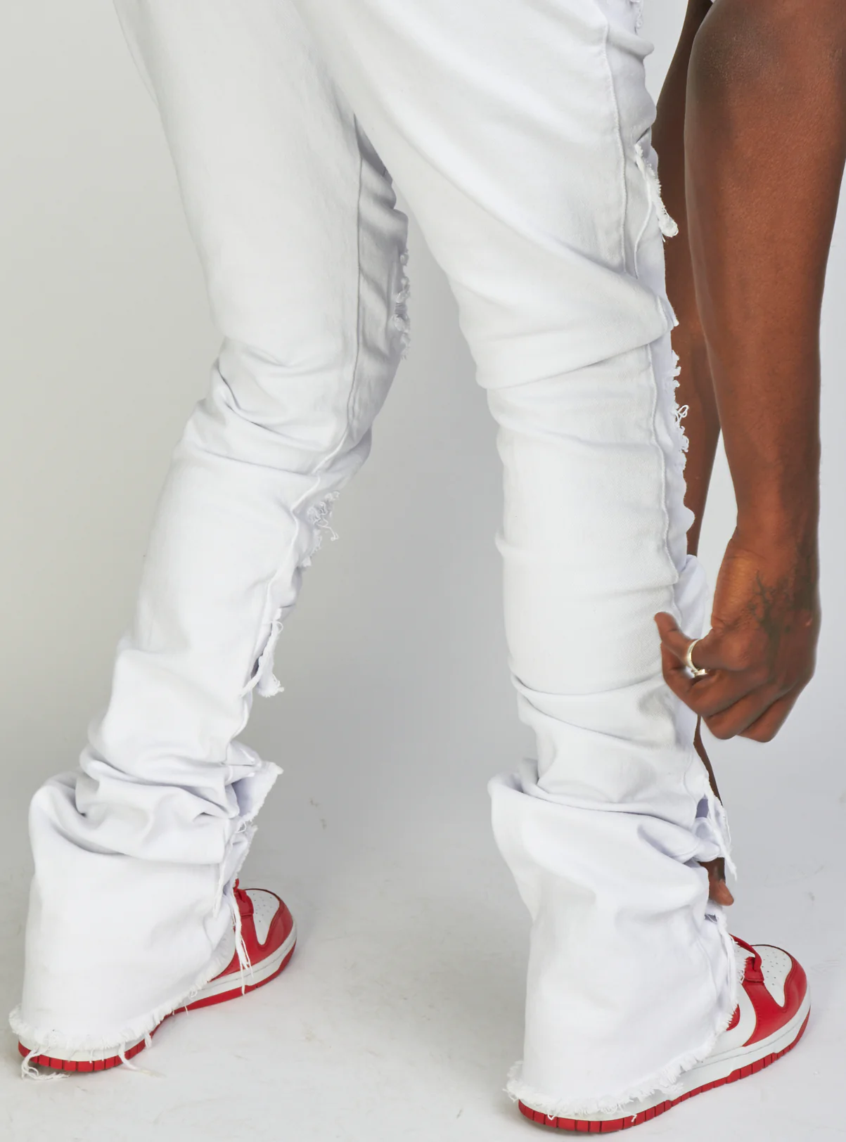 Politics Jeans - Super Stacked Cargo - White - Marcel505 - Image 4