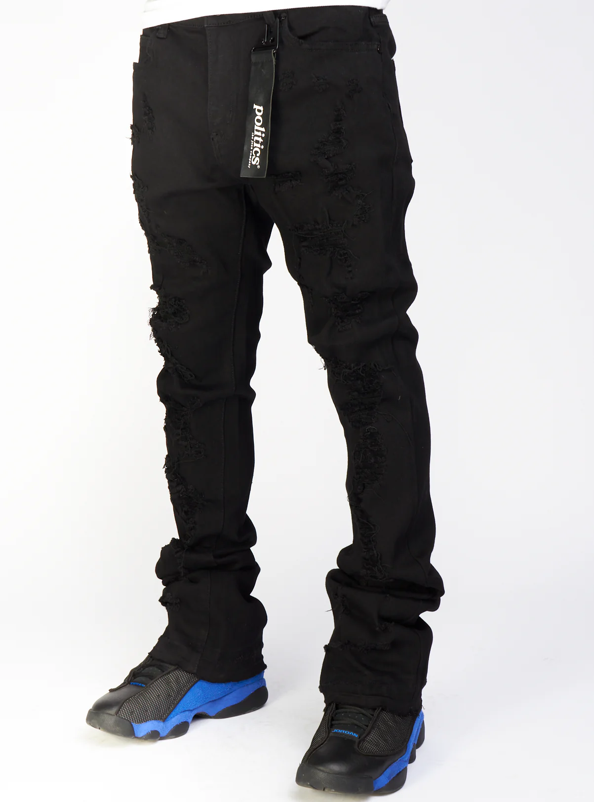 Politics Jeans - Uzi - Jet Black - 506 - Image 2
