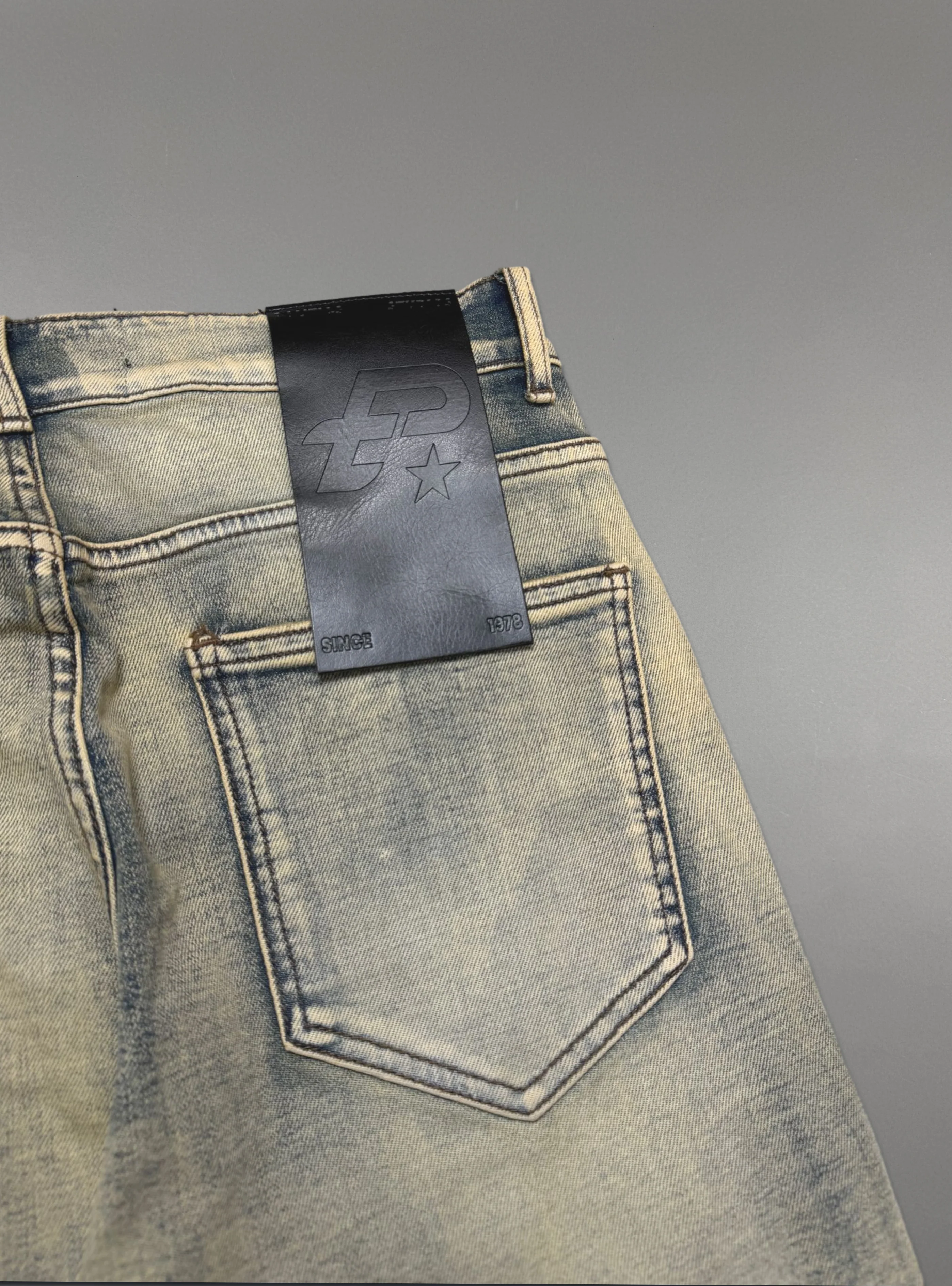 Politics Jeans - Vintage Blue Wash - Stacked Fit -  SPR-23 - Image 6