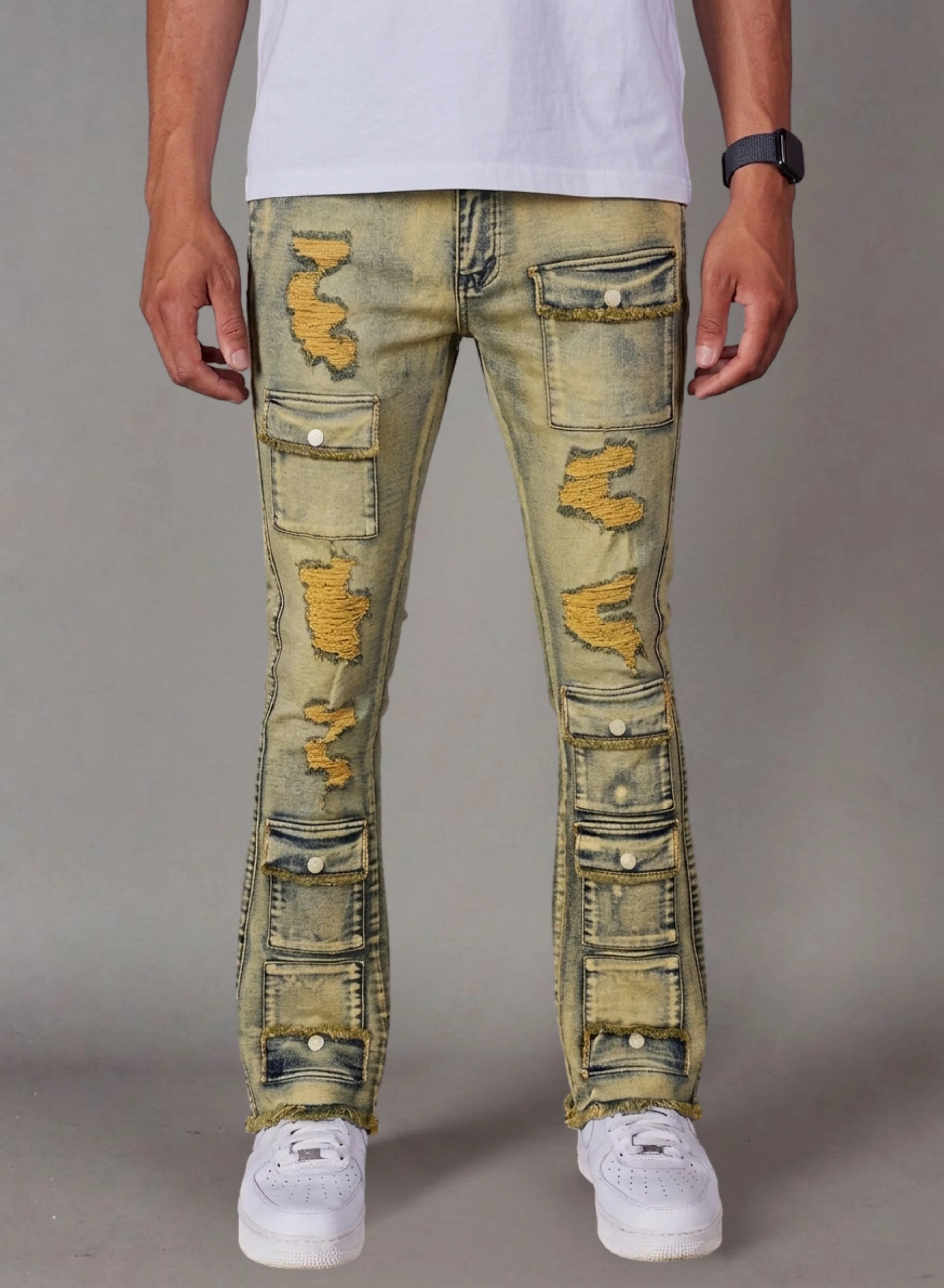 Politics Jeans - Vintage Wash- Stacked Fit - SPR-22