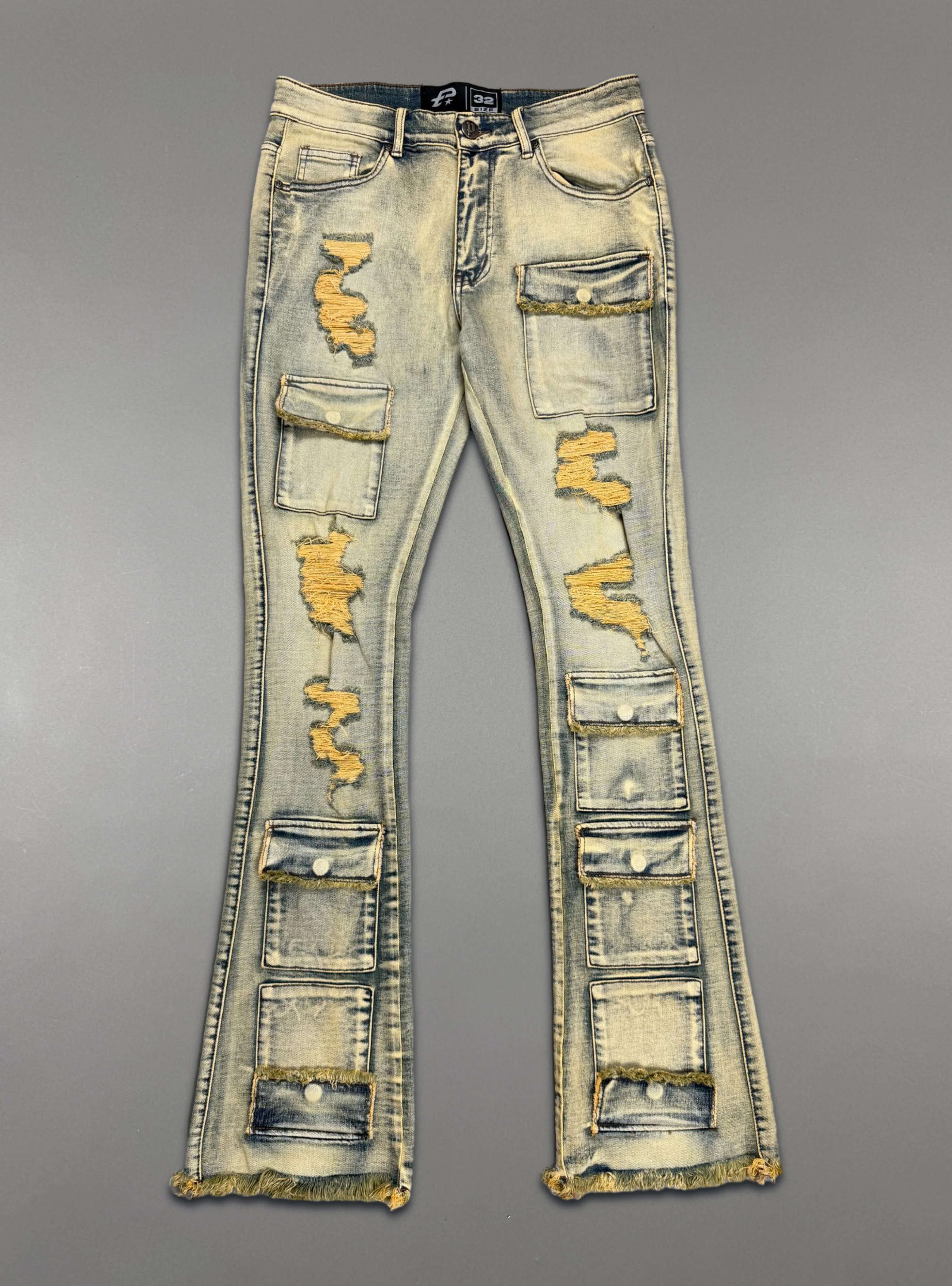 Politics Jeans - Vintage Wash- Stacked Fit - SPR-22 - Image 2