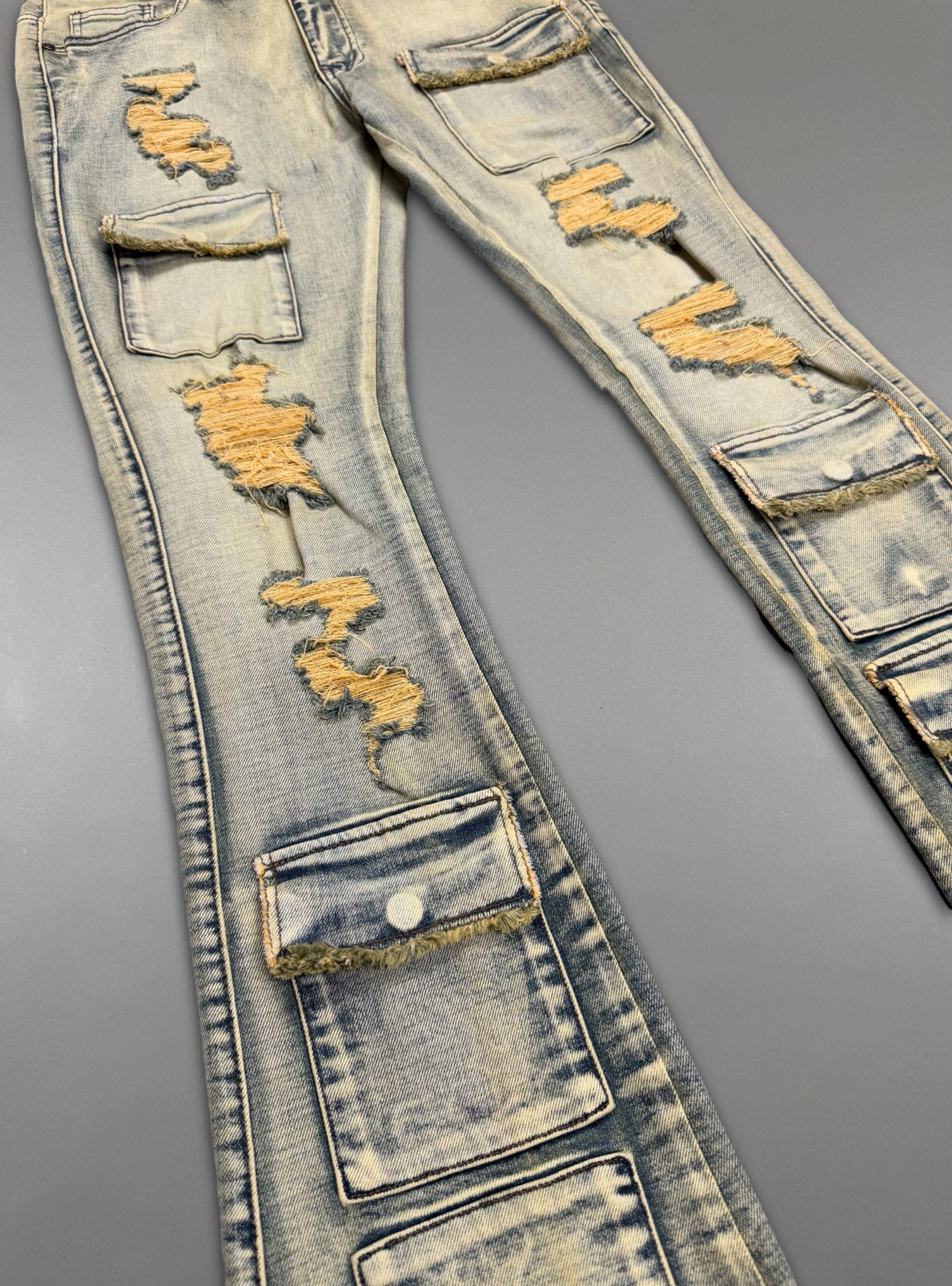 Politics Jeans - Vintage Wash- Stacked Fit - SPR-22 - Image 3