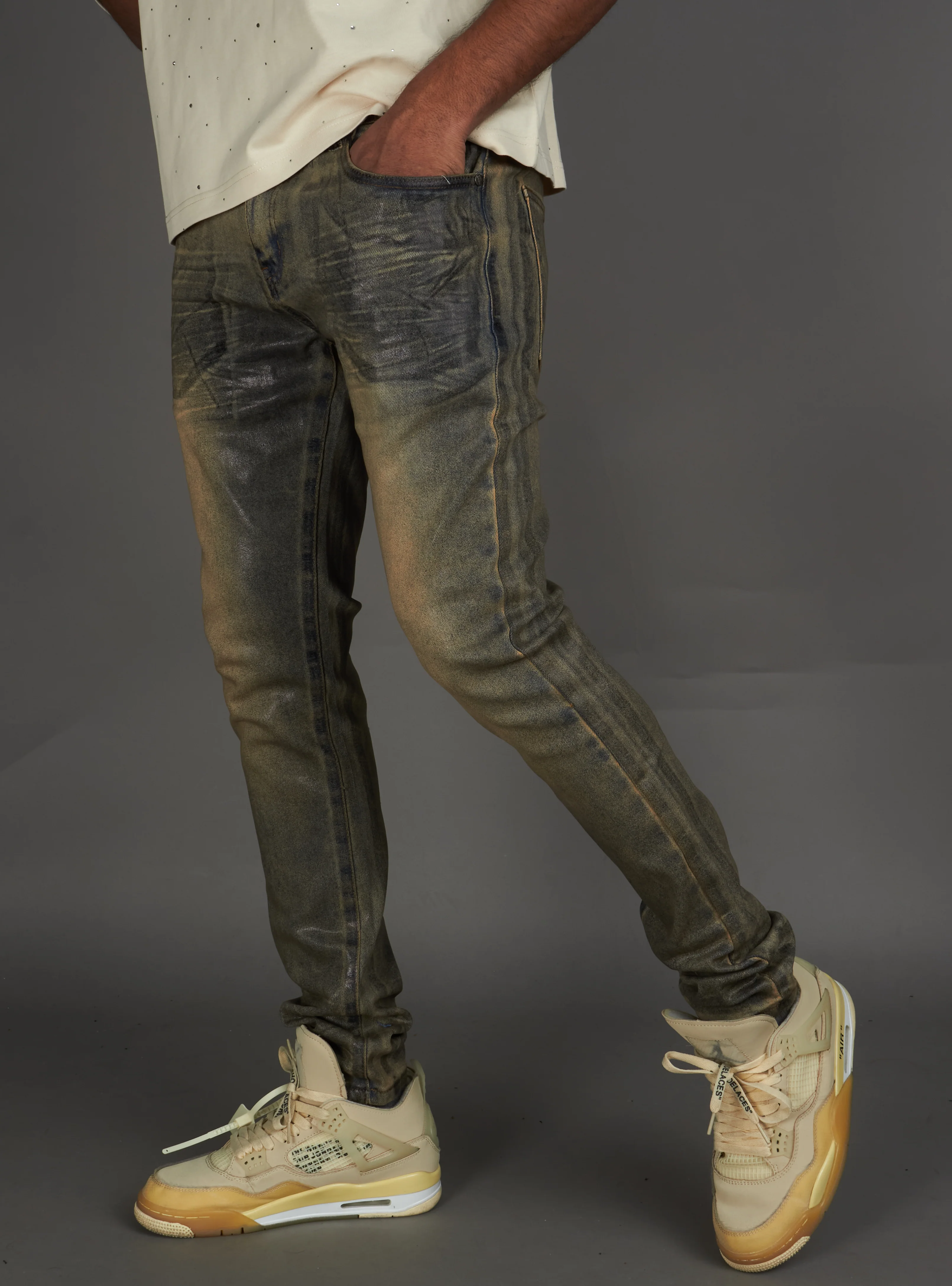 Politics Jeans - Wilmer Skinny Fit - Blue Wash - 801 - Image 2