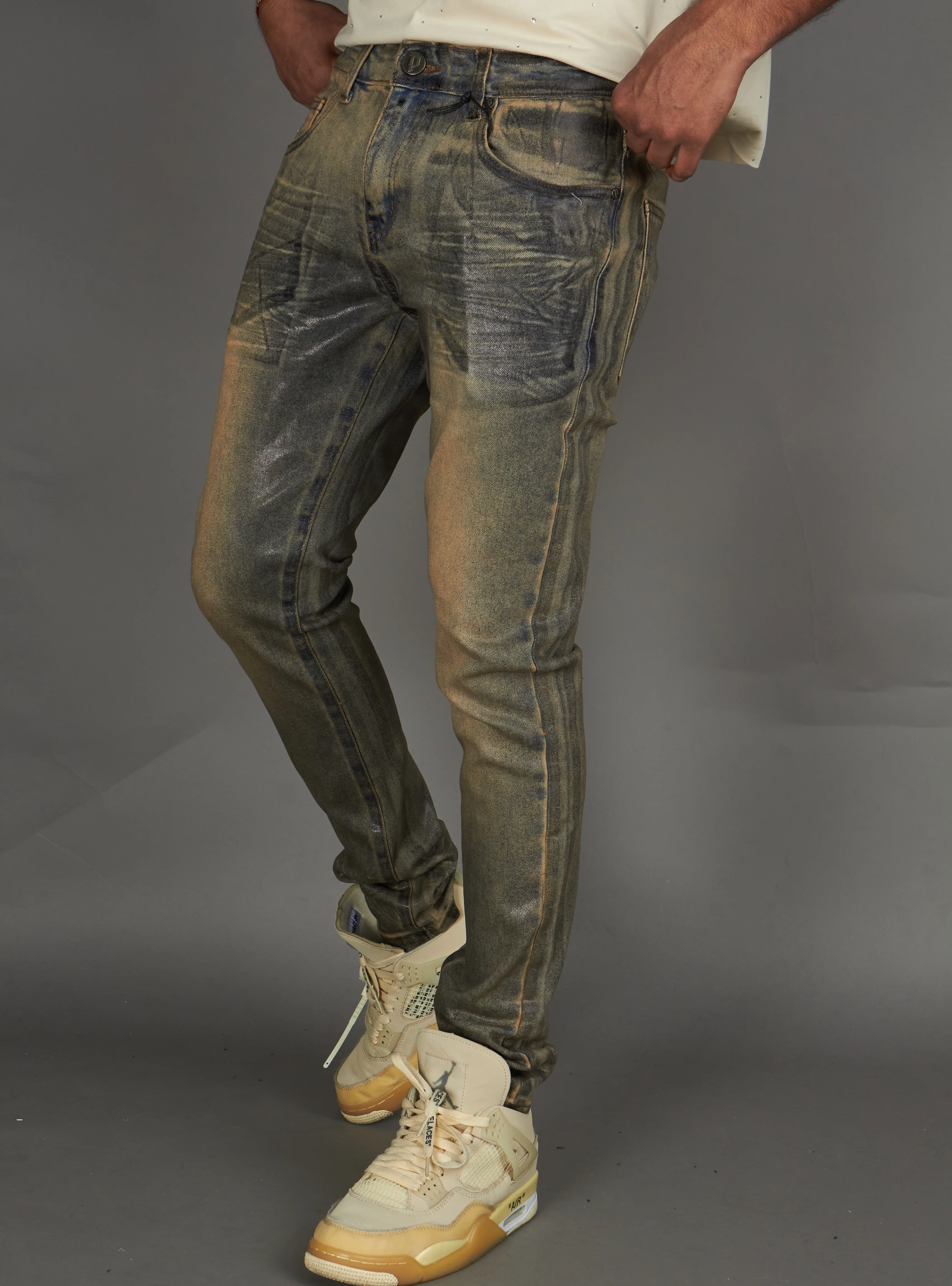 Politics Jeans - Wilmer Skinny Fit - Blue Wash - 801 - Image 5