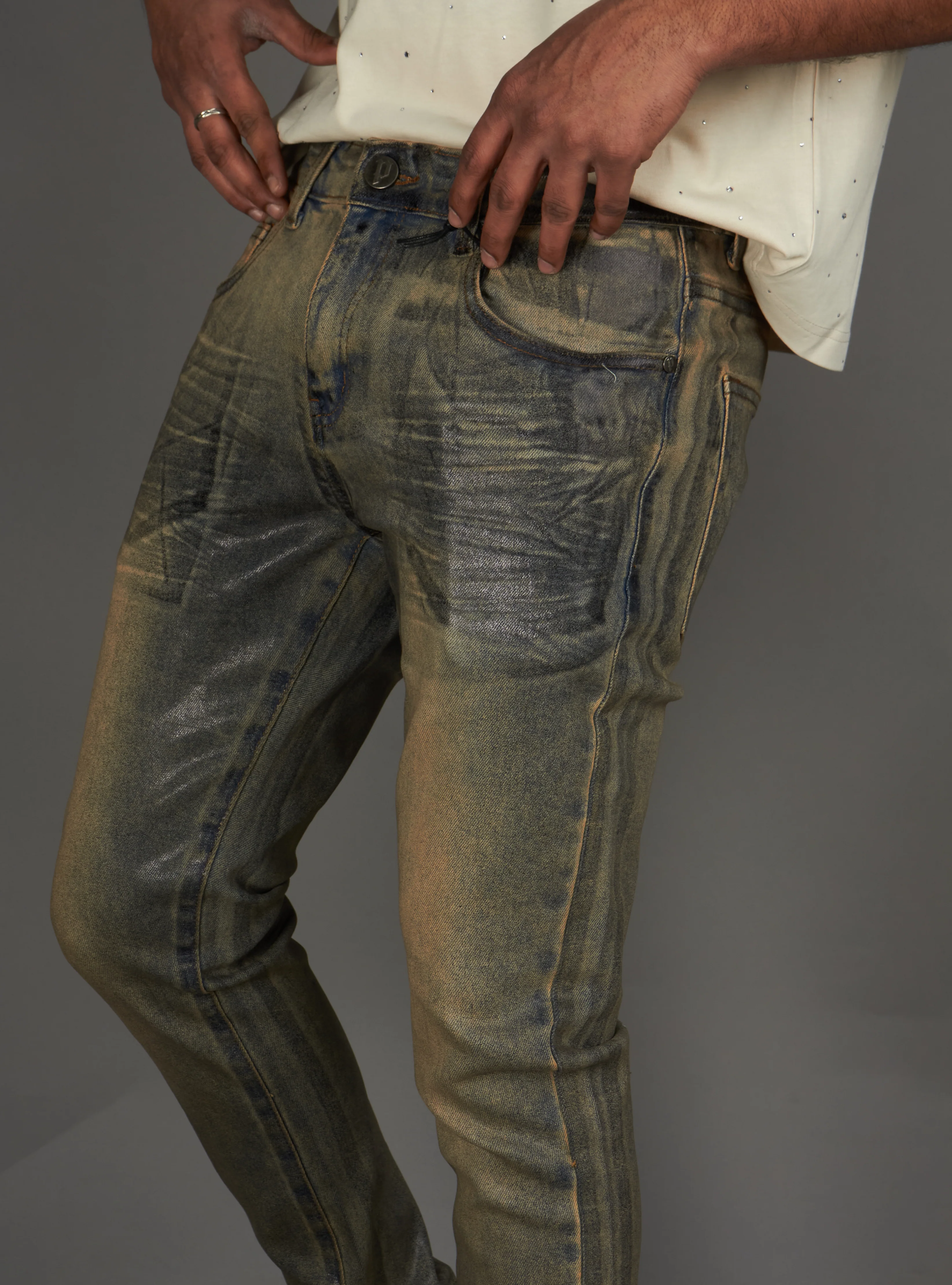 Politics Jeans - Wilmer Skinny Fit - Blue Wash - 801 - Image 6