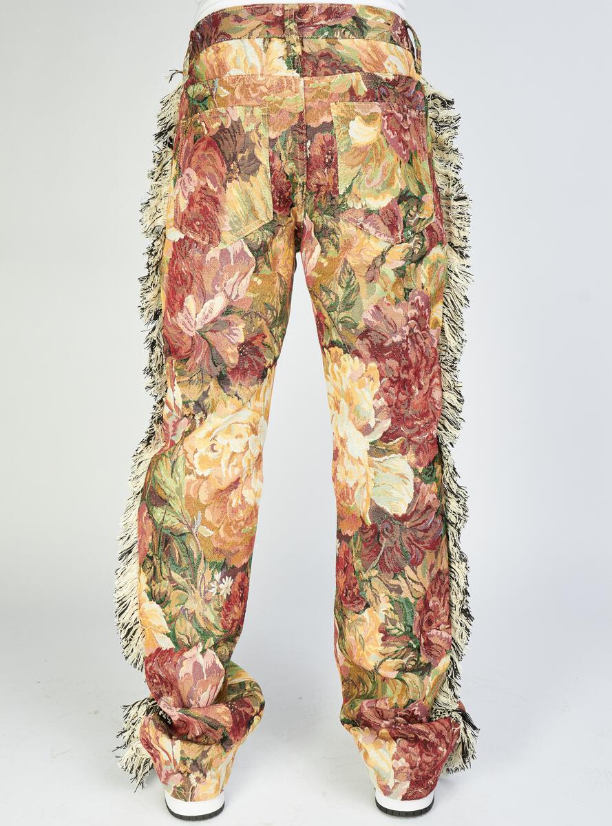 Politics Jeans - Woven Stacked With Frey - Red Jacquard - Donovan 502 - Image 4