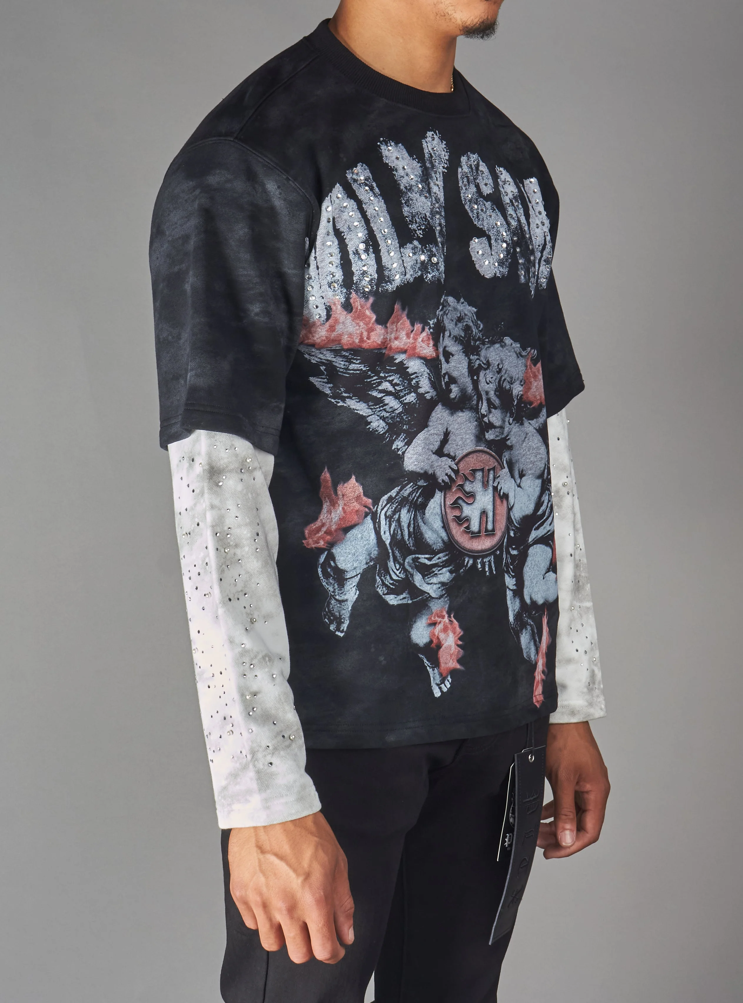 Politics Shirt - Thorn - Black & Light Grey - 010 - Image 6