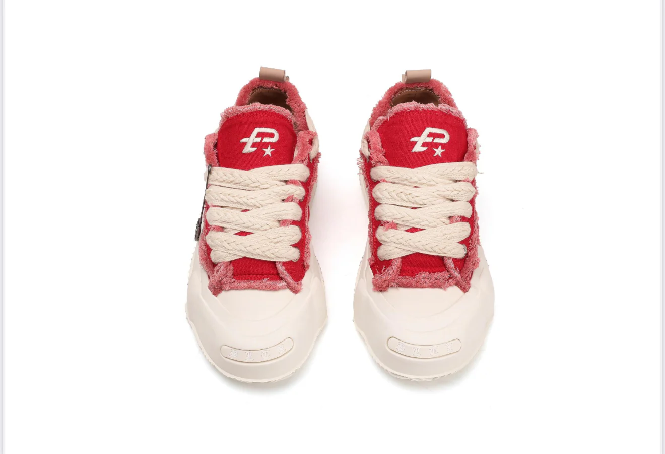 Politics Shoes - Bergen - Red and Cream - 200 - Image 3