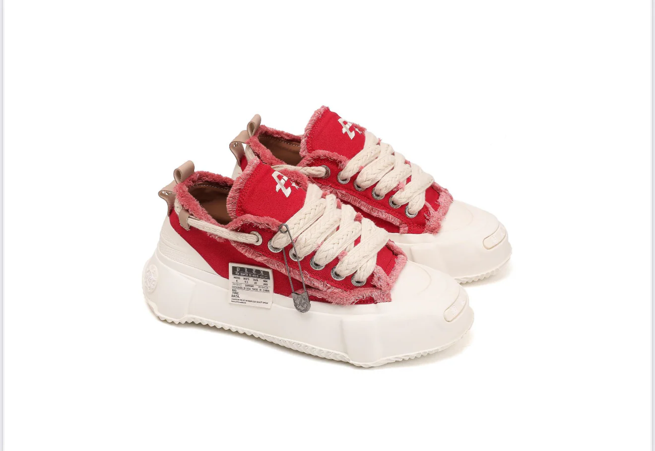 Politics Shoes - Bergen - Red and Cream - 200 - Image 5