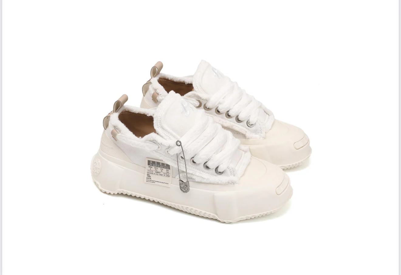 Politics Bergen Shoes — White & Cream - Image 5