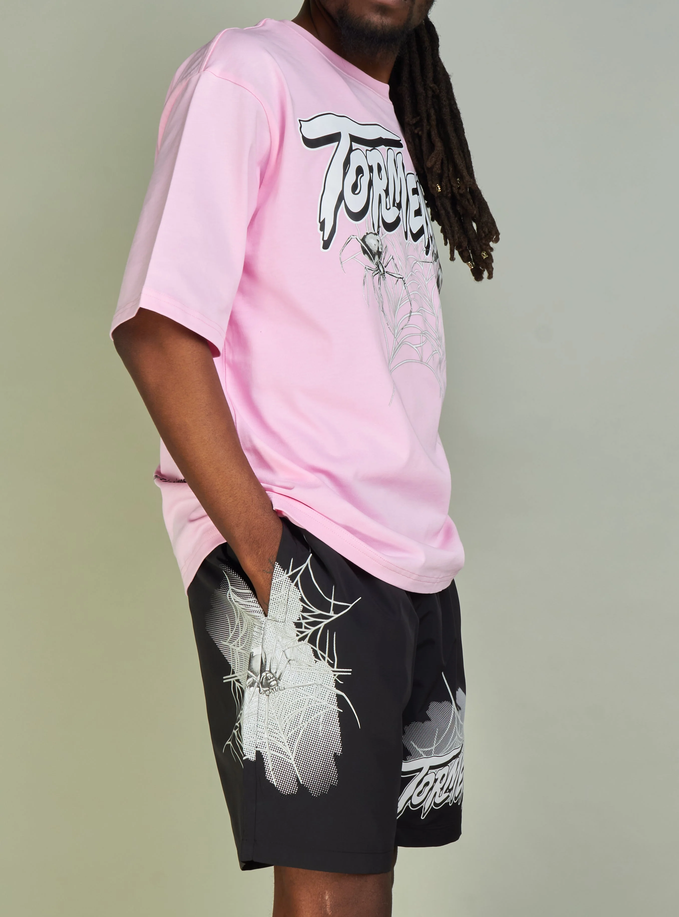 Politics English Short Set — Pink & Black - Image 3