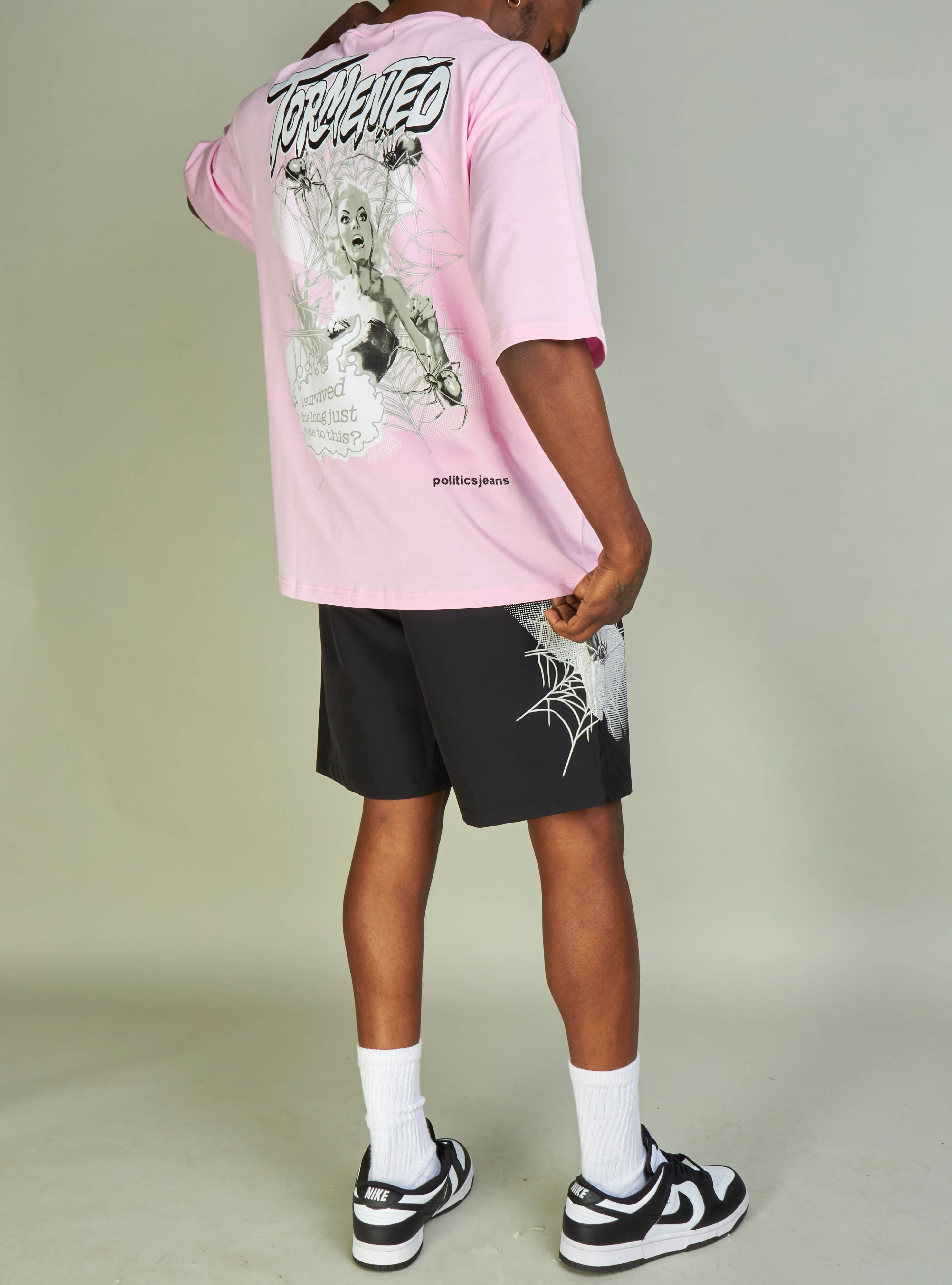 Politics English Short Set — Pink & Black - Image 7
