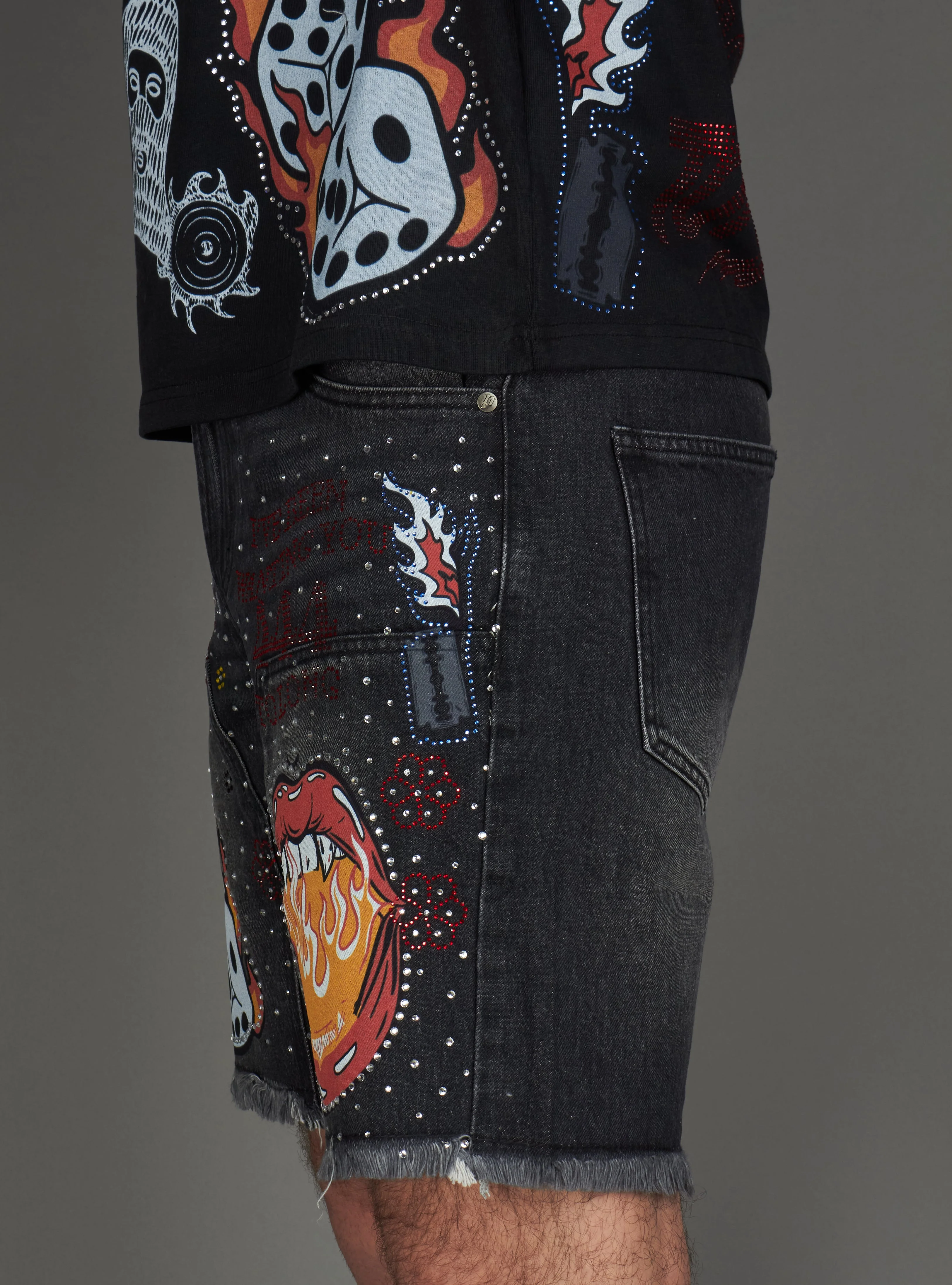 Politics Shorts - Austin - Black Wash - 337 - Image 11