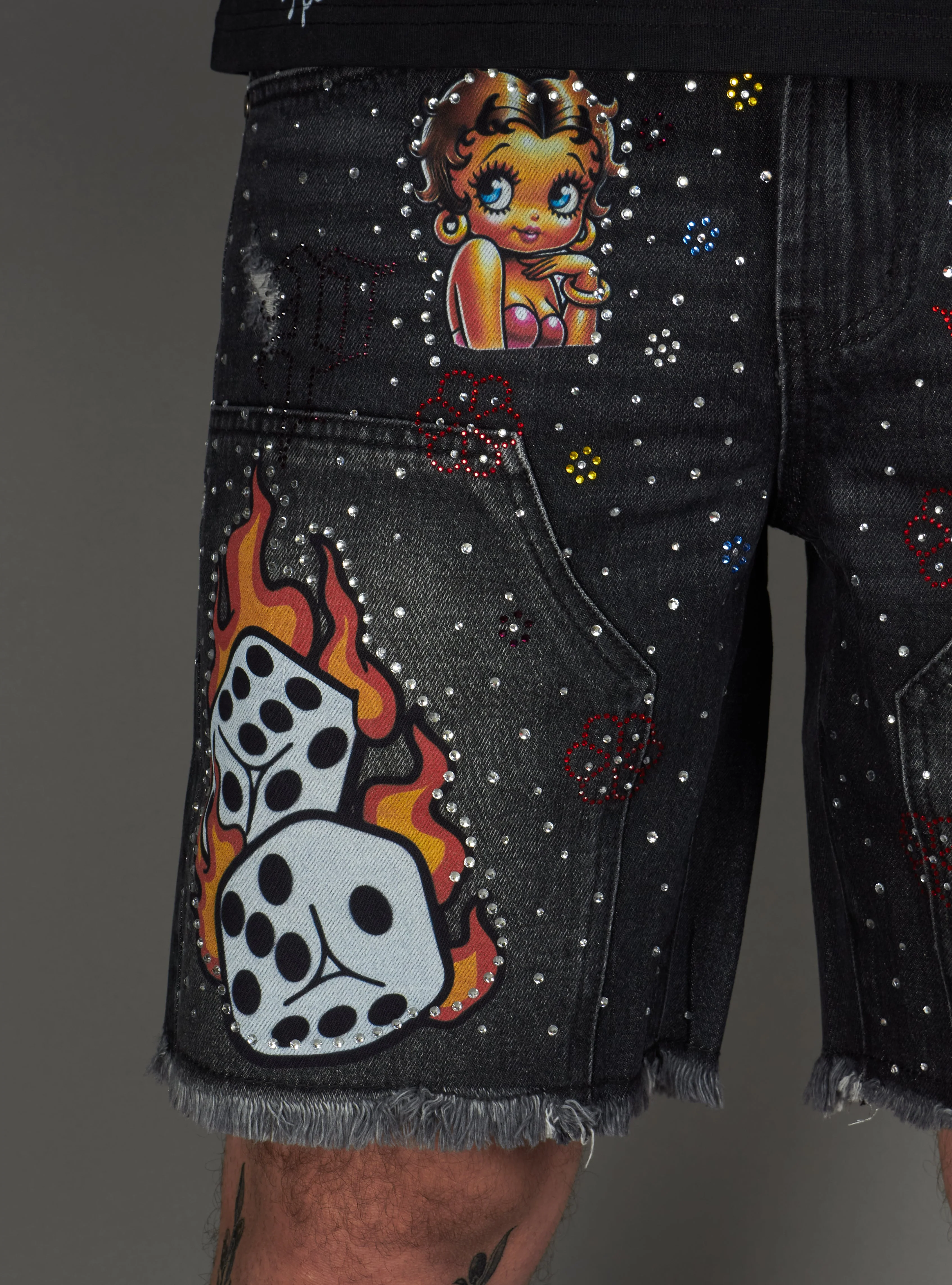 Politics Shorts - Austin - Black Wash - 337 - Image 17