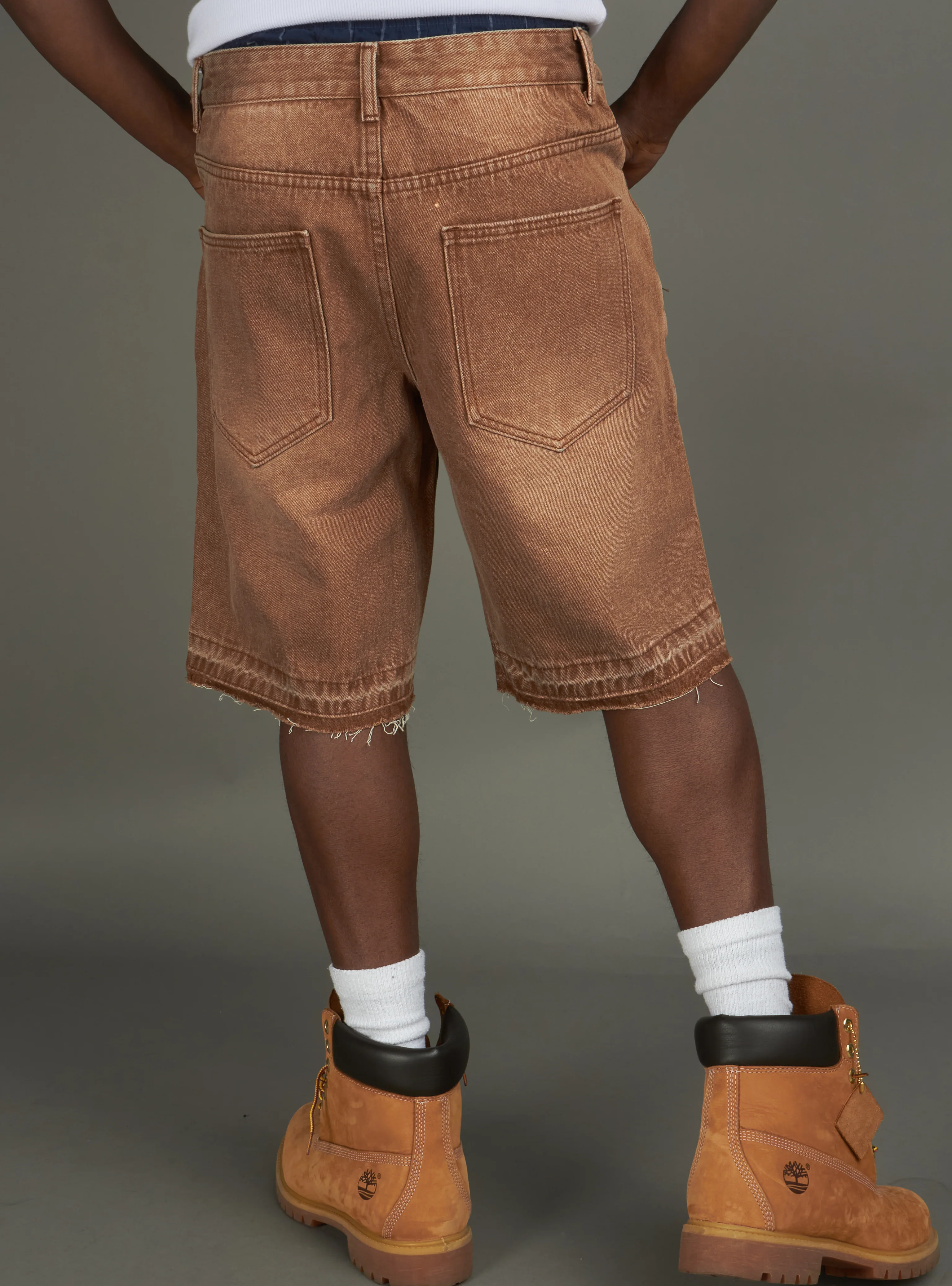 Politics Shorts - Betz - Brown Wash - 228 - Image 3