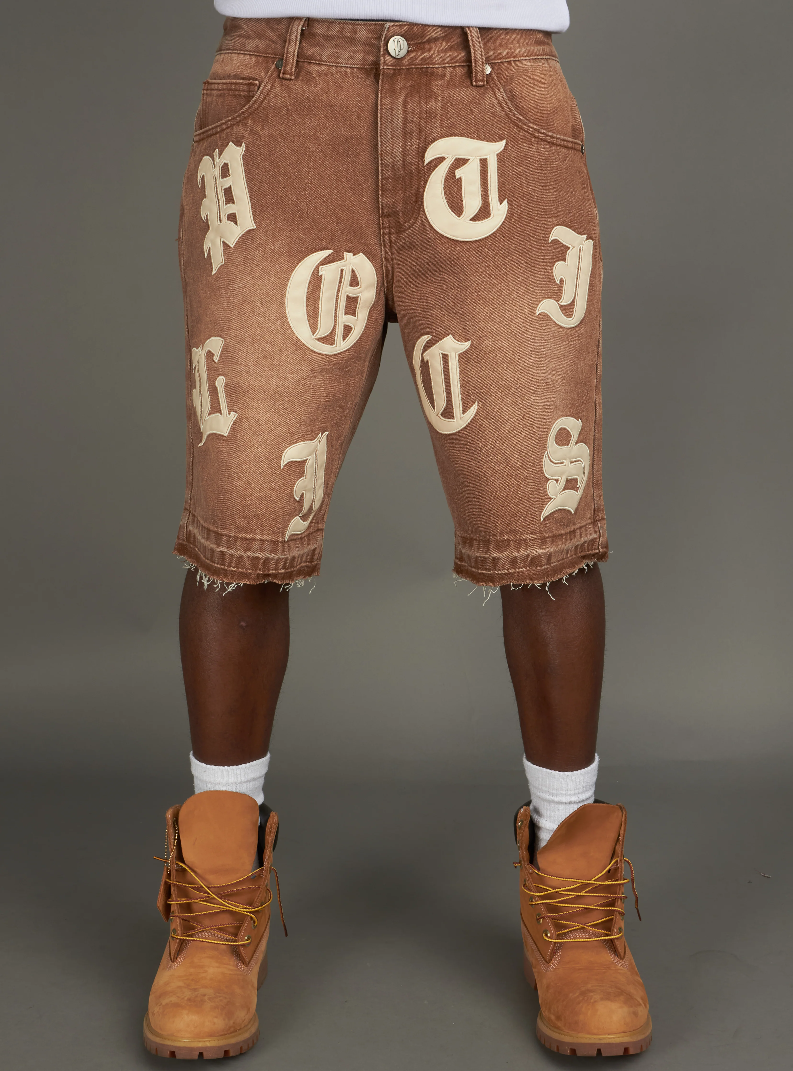 Politics Shorts - Betz - Brown Wash - 228 - Image 5